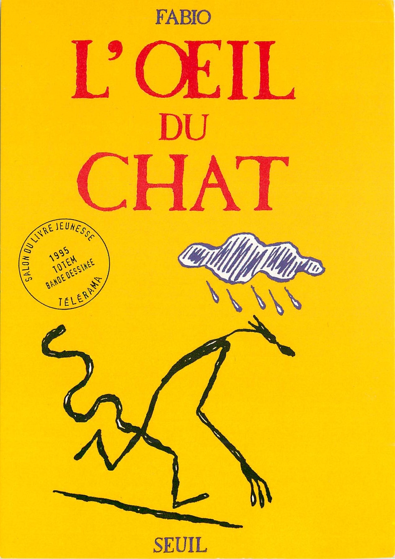 CPM L'Oeil du chat Fabio Seuil