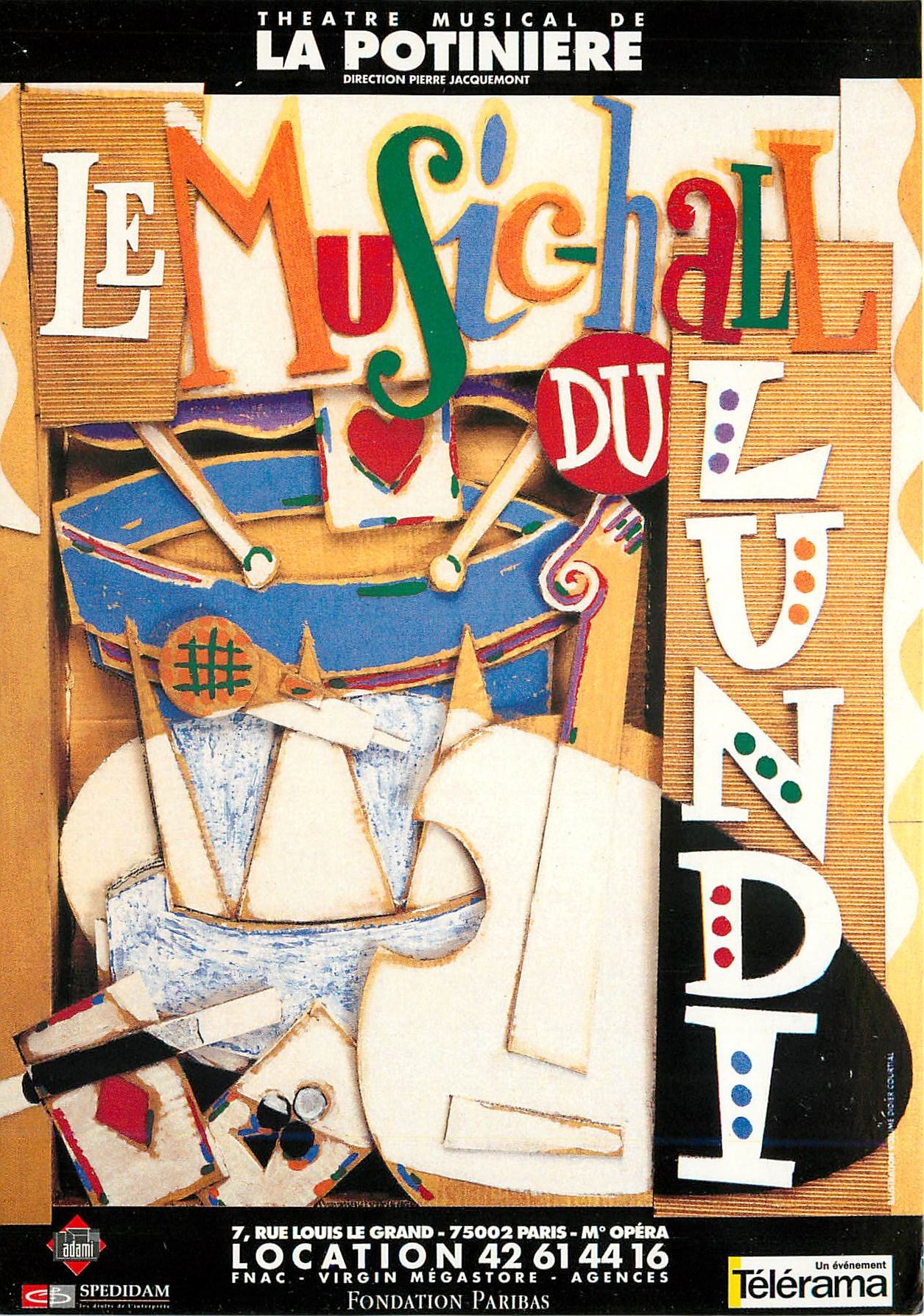 CPM Theratre Musical de la Potiniere 19 et 26 fevrier ute lemper