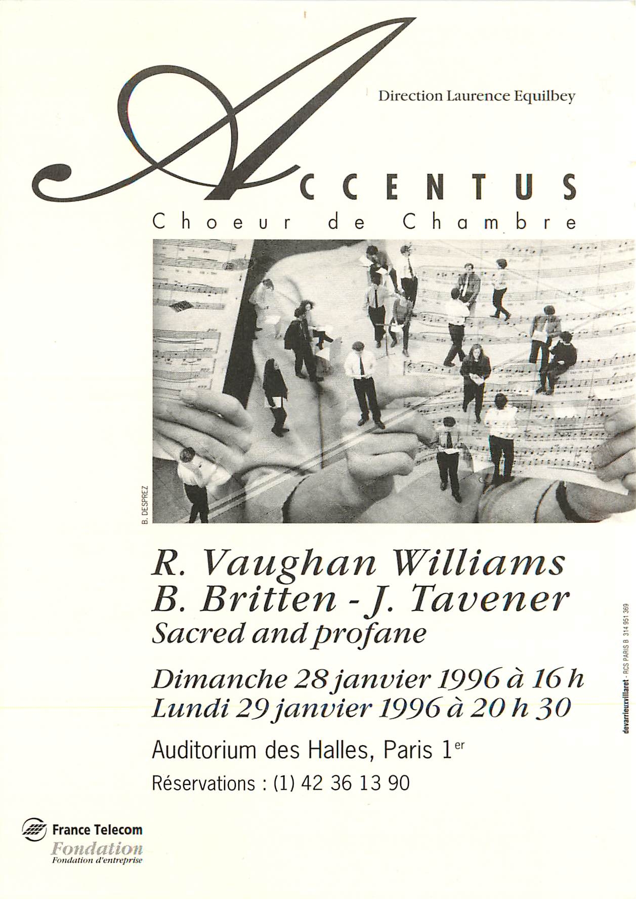 CPM R Vaughan Williams B Britten j Tavener Sacred and Profane
