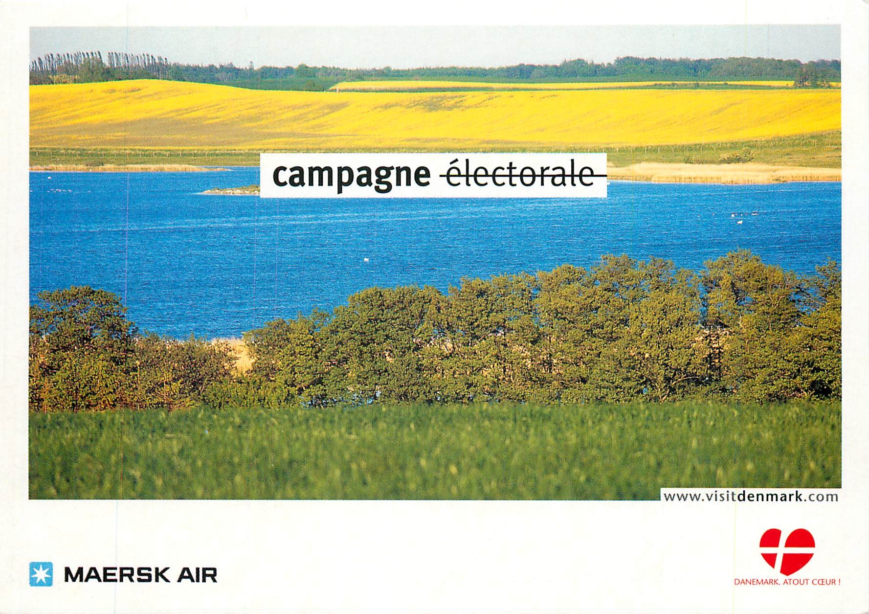 CPM Campagne Electorale Maersk Air Denmark