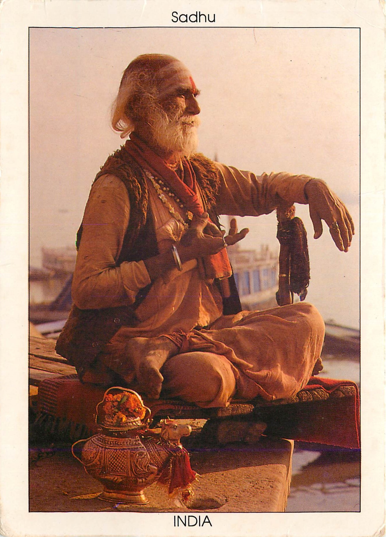 CPM a Sadhu or a religious medicant Sitting indeep centemplation
