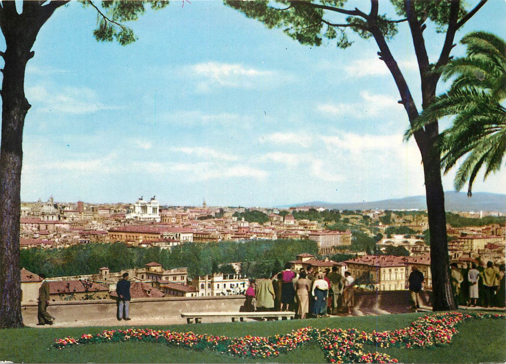 CPM Roma Veduta panorama dal Gianicolo