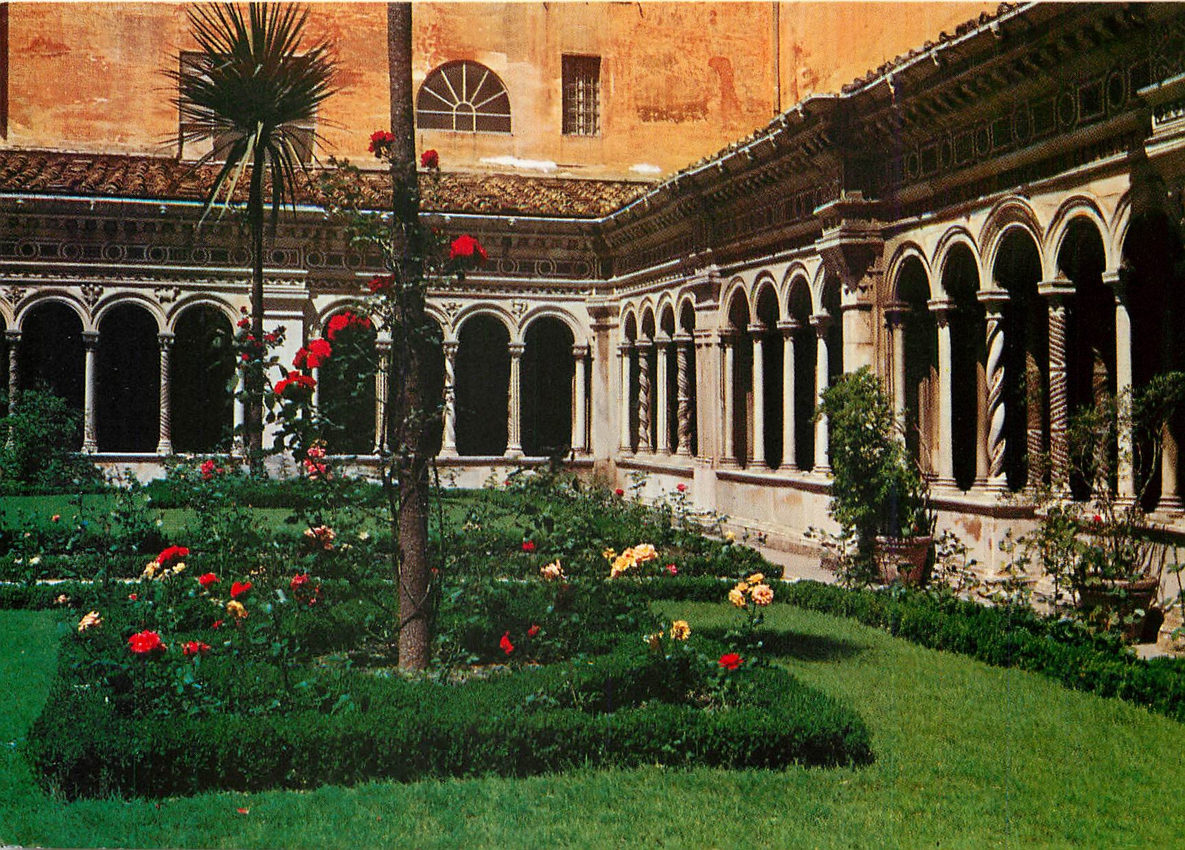 CPM Roma Basilique de St Paul Cloitre