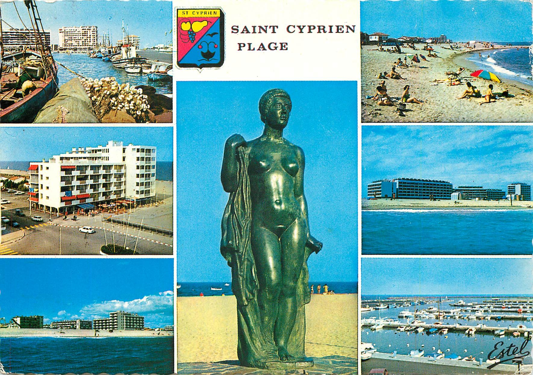 CPM Cote Vermeille Saint Cyprien Plage (Pyrenees Orientales)