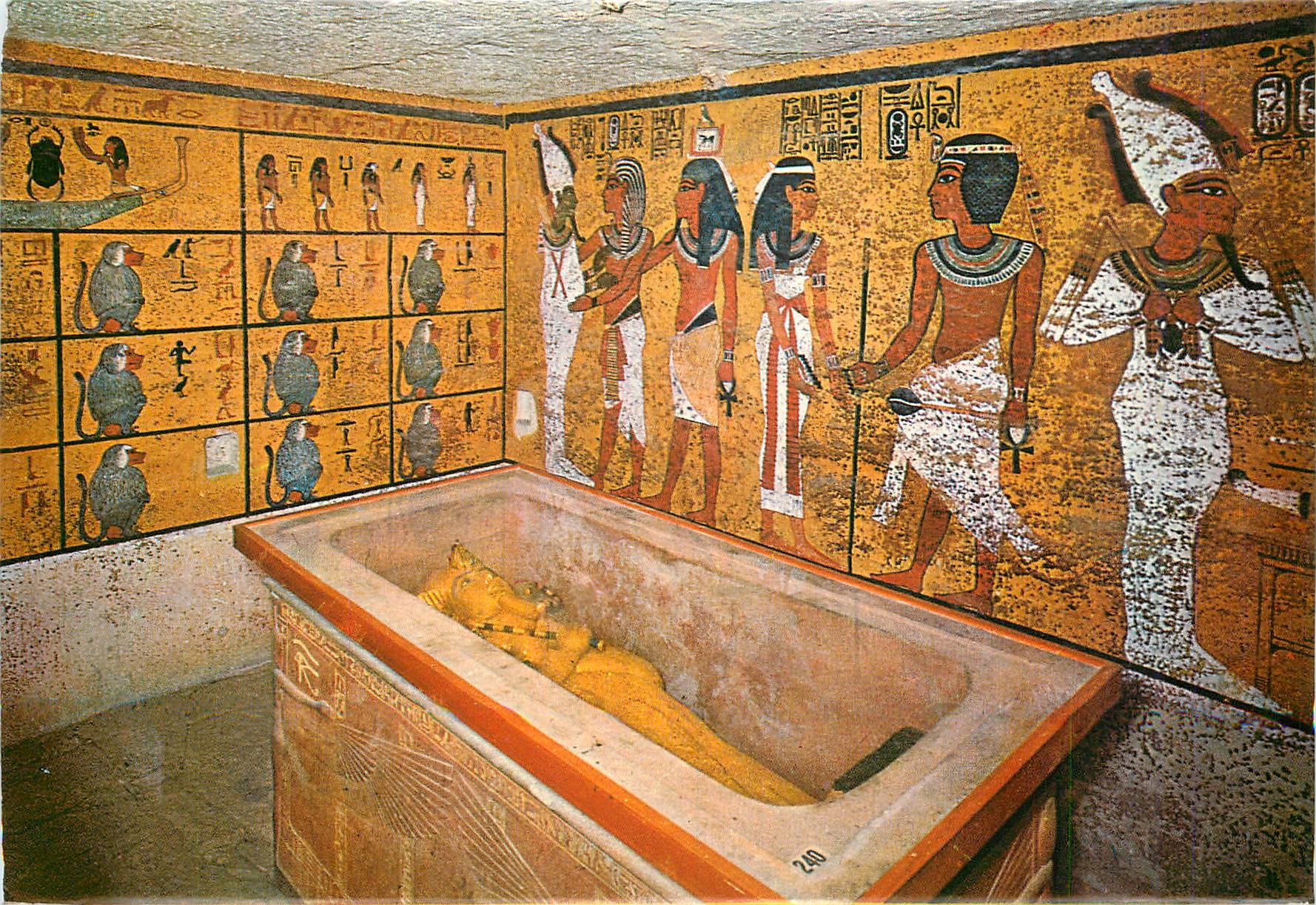 CPM Thebes Chambre morituaire au tombeau de Tout Ankh Amon