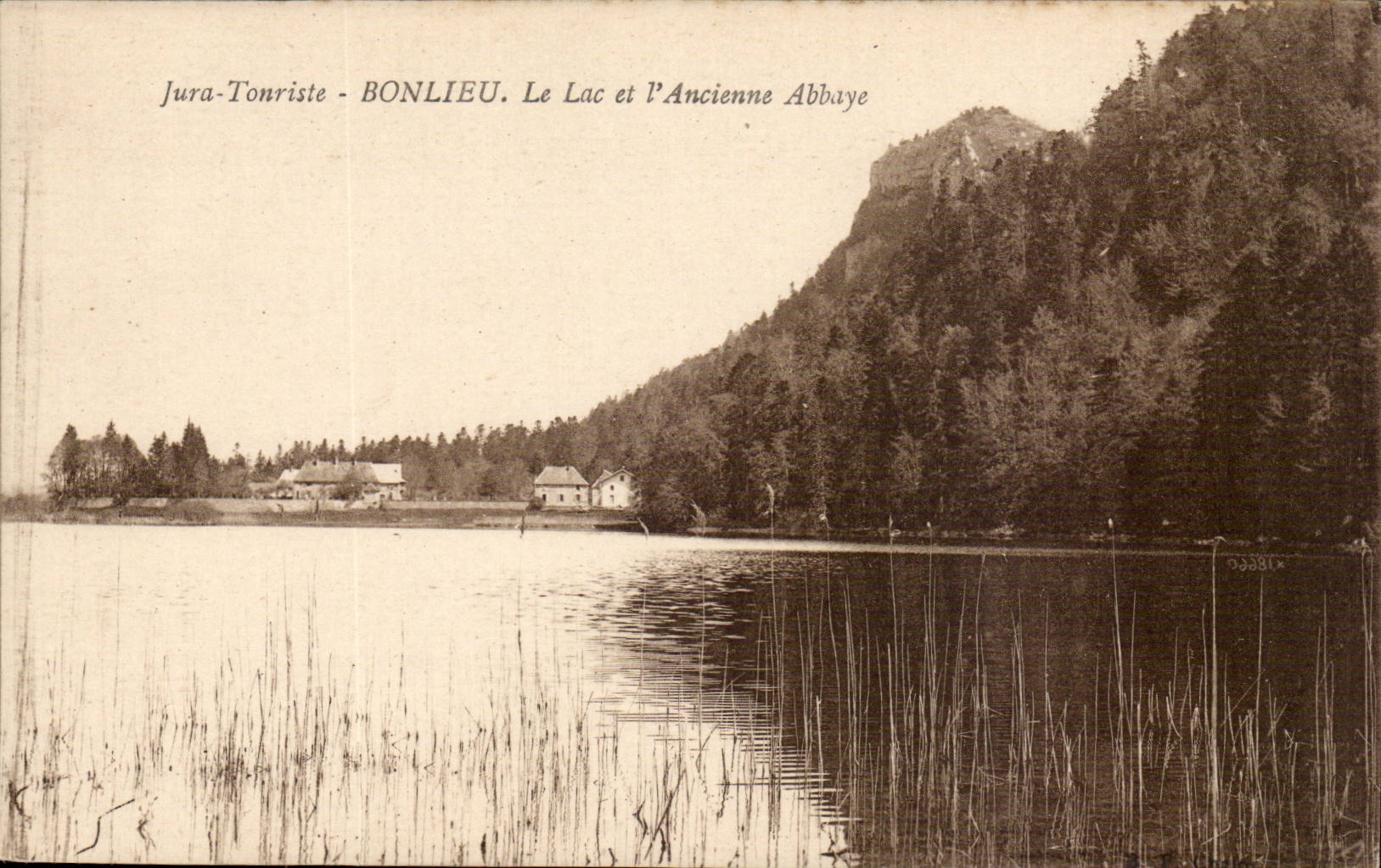 Bonlieu Jura-tourist it Lake and the Old Abbey - CPA