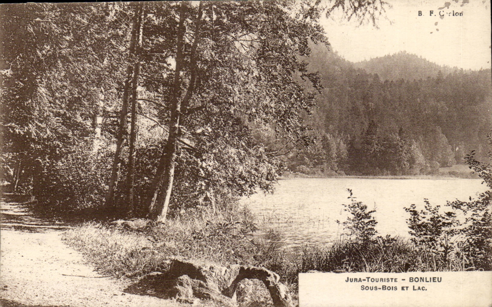 Jura-tourist Bonlieu-Edges of the Lake - CPA
