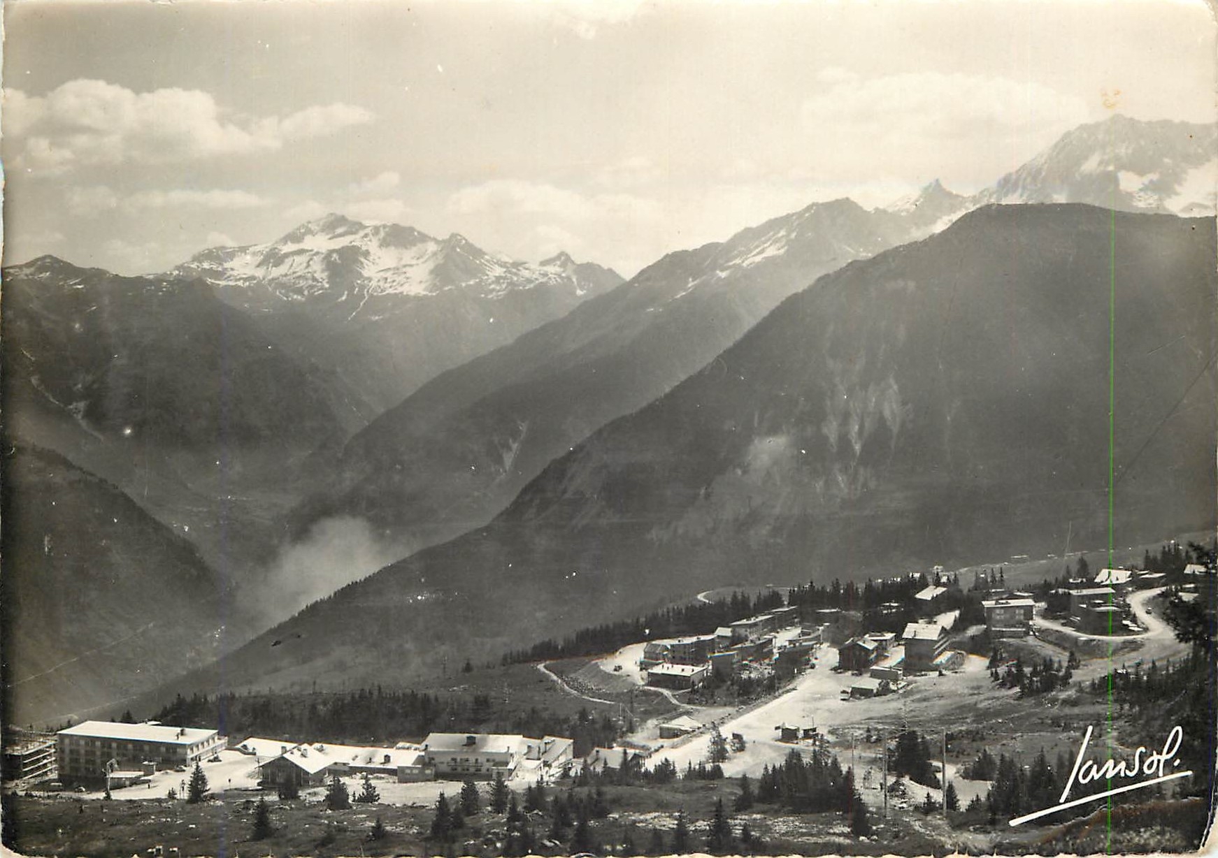 CPM Courchevel Savoie Vue generale le Massif de Bellecote et le Grand Bee