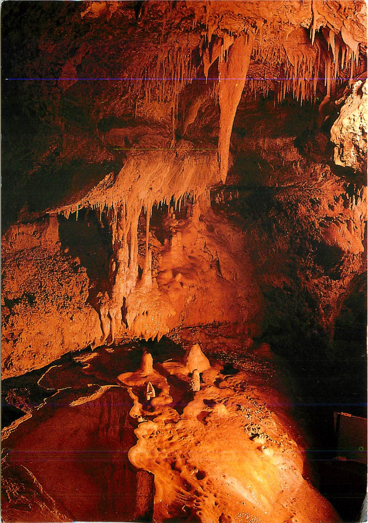 CPM Grotte de Roland Montcuo Lot Salle des Gours