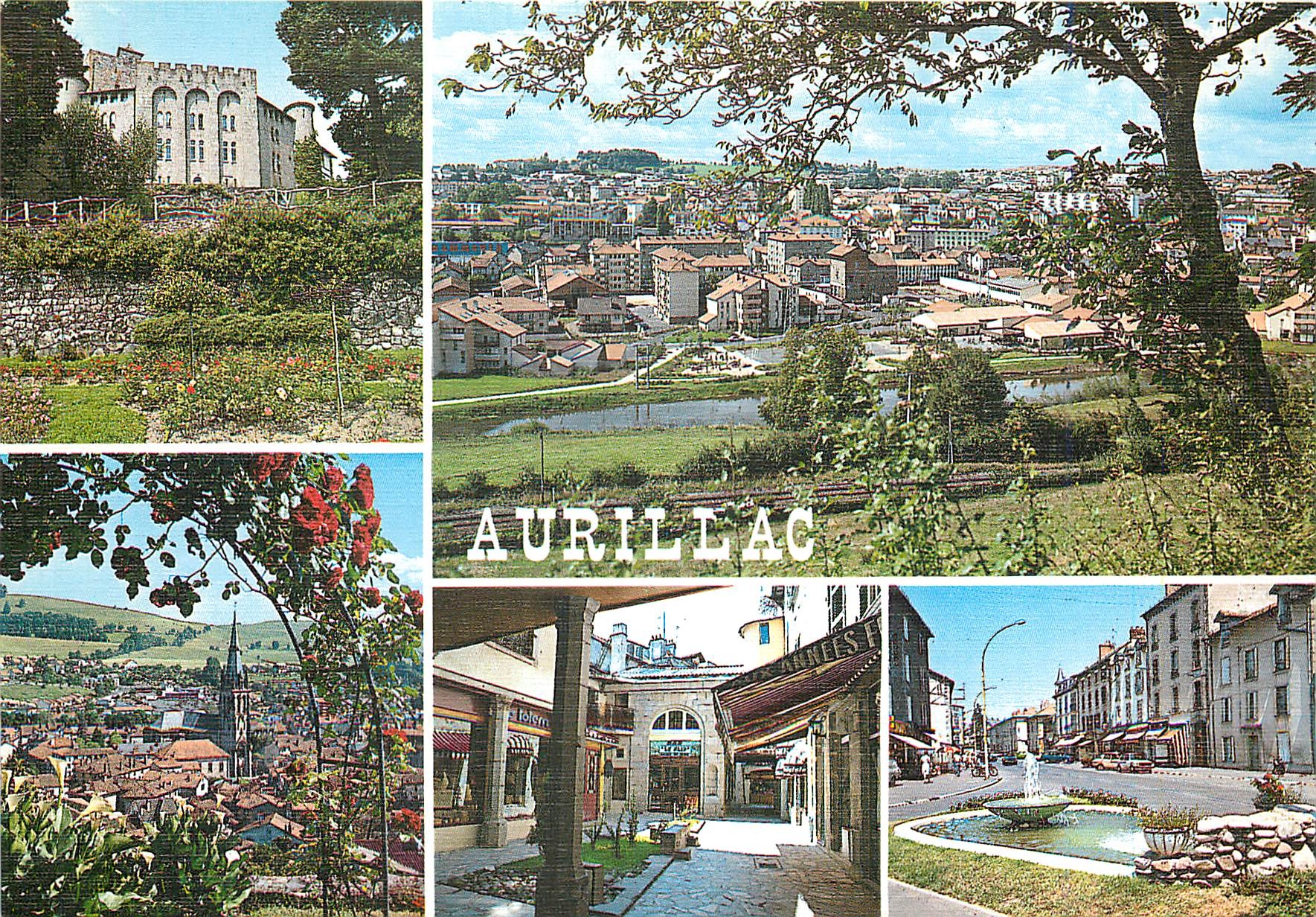 CPM Aurillac Cantal Le Chateau Saint Etienne