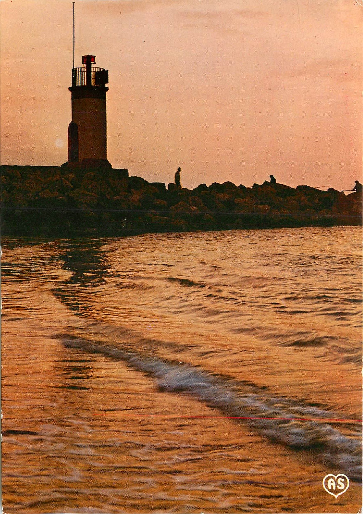 CPM Valras Plage Herault Lever de soleil 