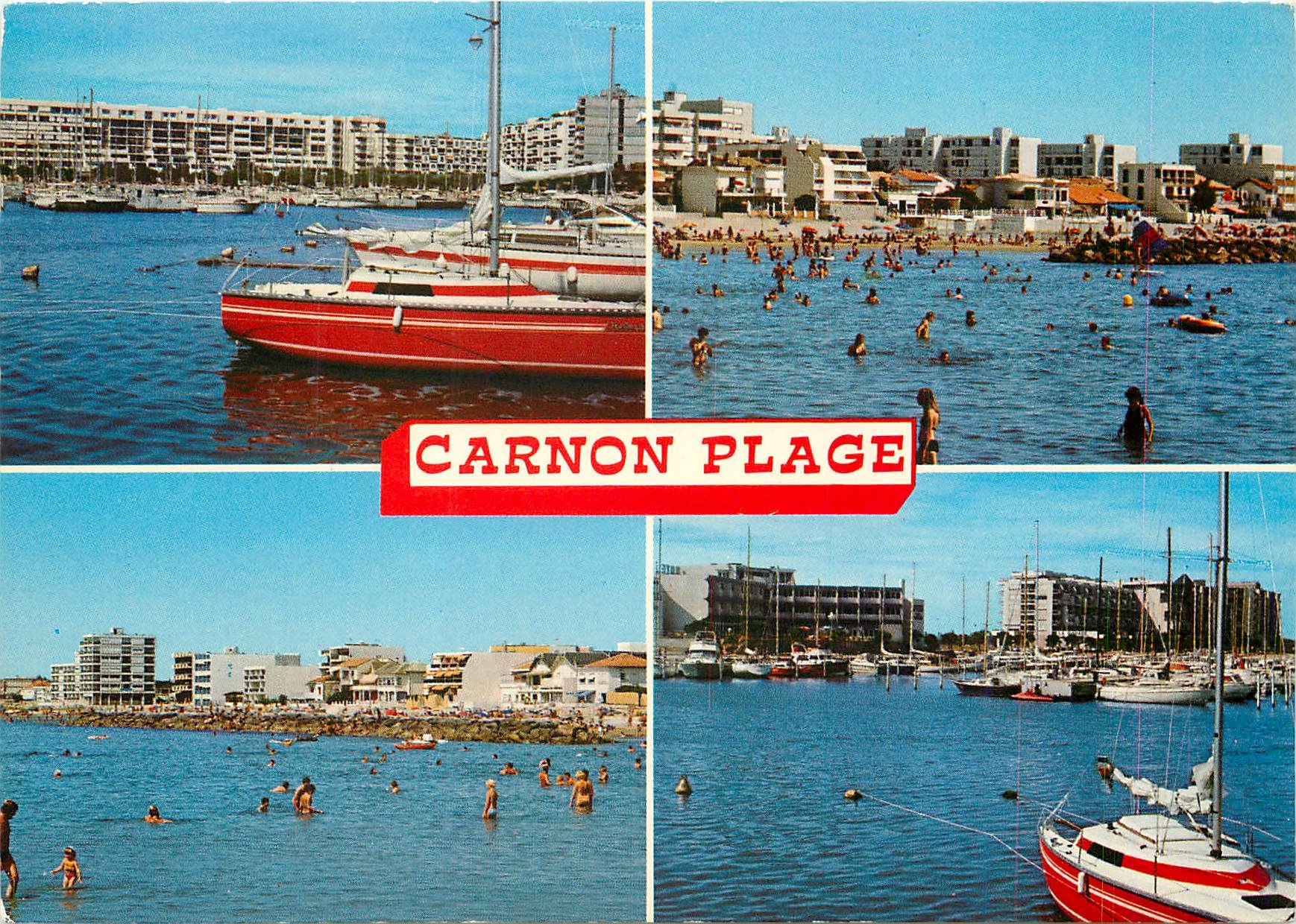CPM Carnon Plage Souvenir 