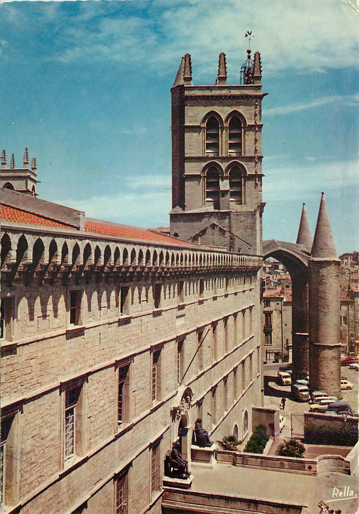 CPM Montpellier Herault La Faculte de Medecine ancienne collegiale fondee par le Pape Urbain V 