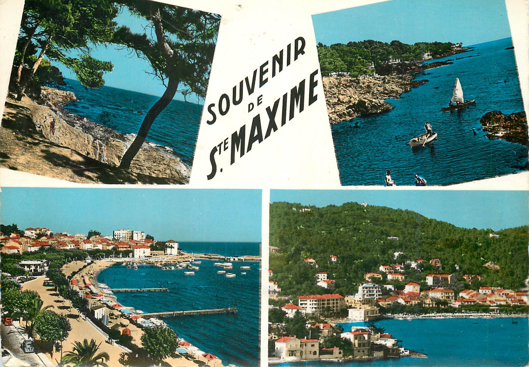 CPM Souvenir de Sainte Maxime 