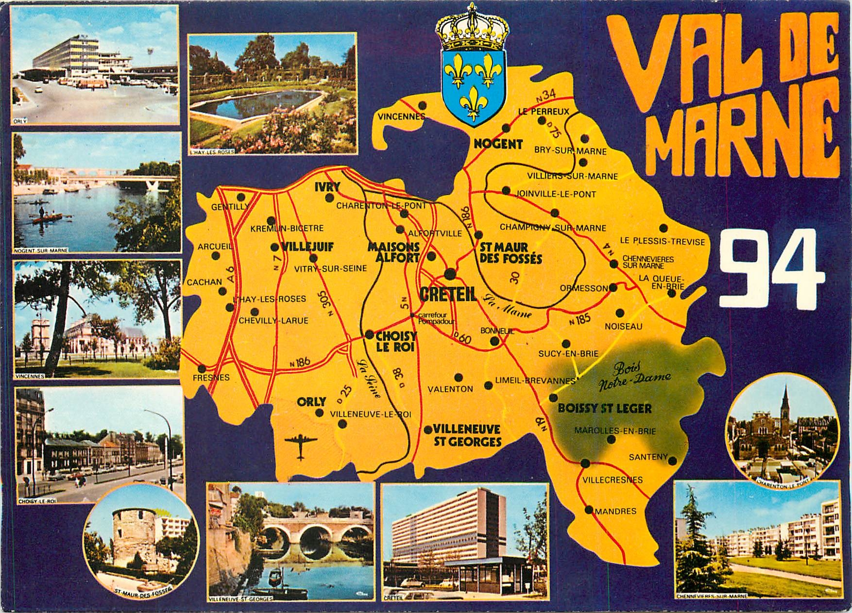 CPM Val de Marne Ce departement issu du nouveau decoupage de la region parisienne 