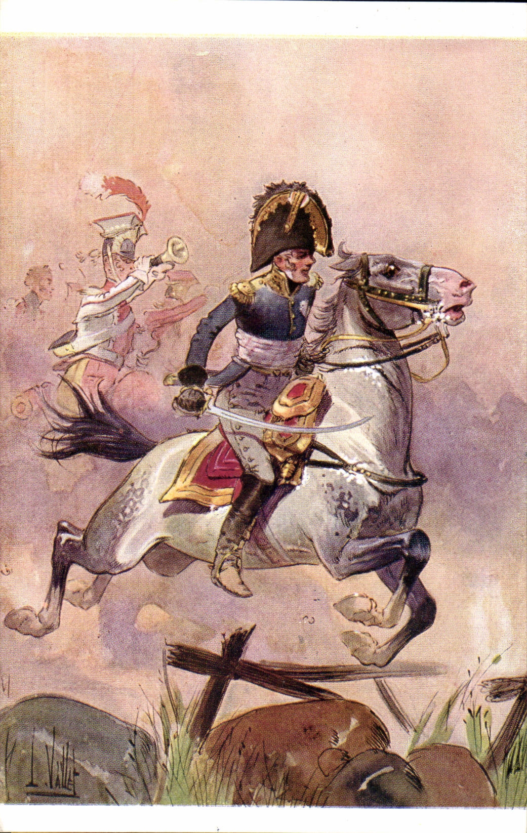 CPA Kellermann Alsacien ne a Strasbourg Guerre de 7 ans Revolution Valmy Napoleon