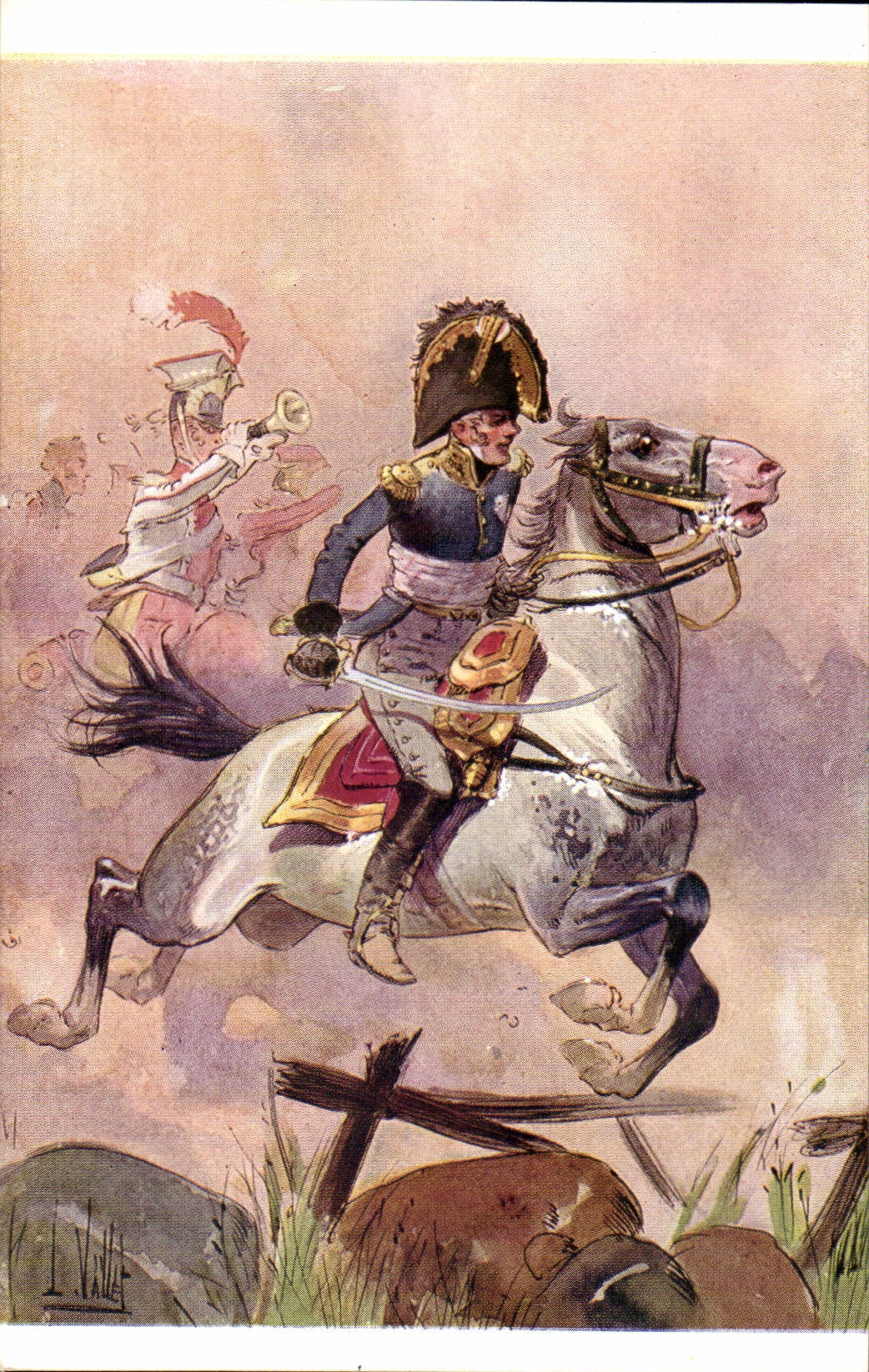 CPA Kellermann Alsacien ne a Strasbourg Guerre de 7 ans Revolution Valmy Napoleon