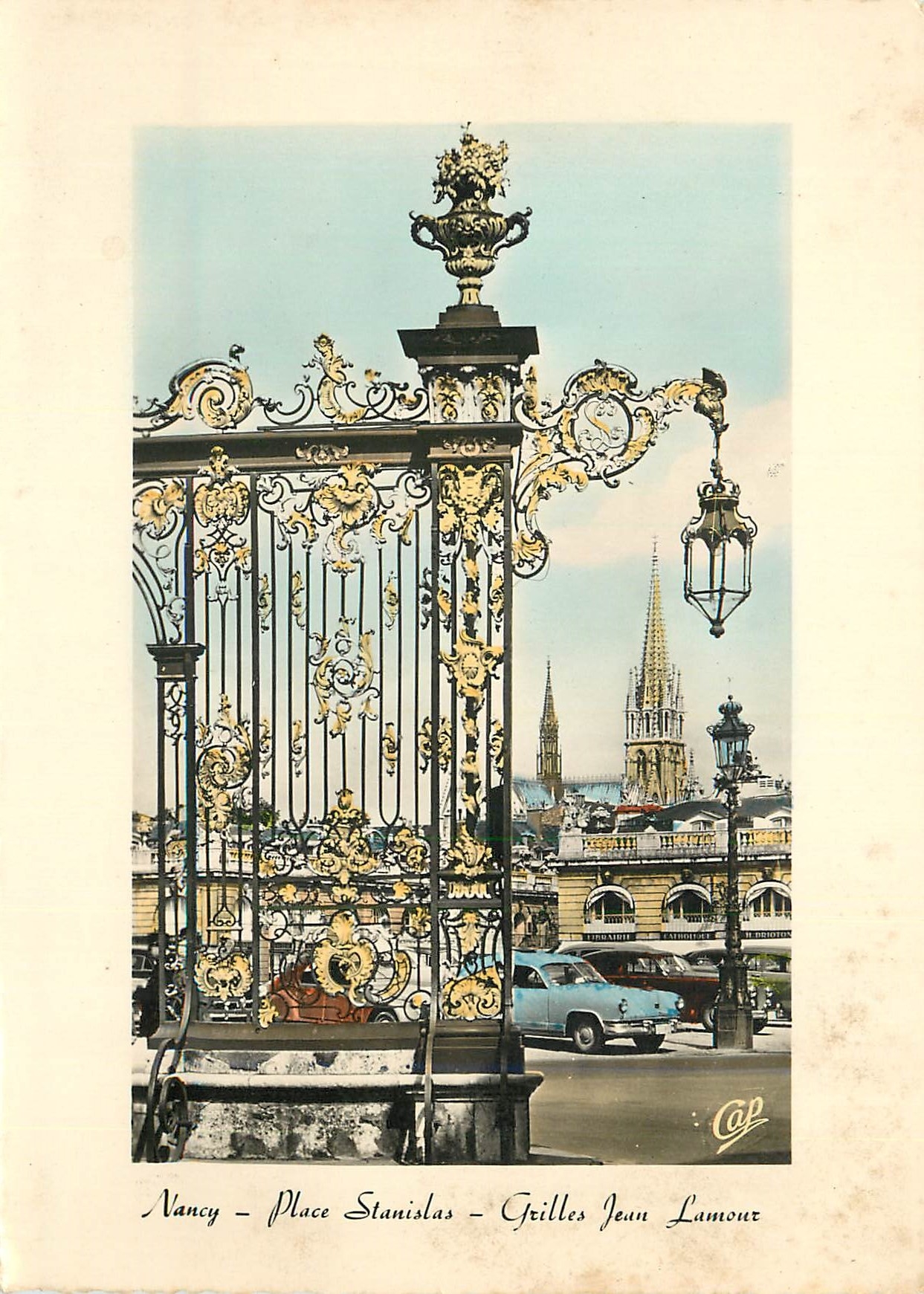 CPM Nancy Place Stanislas Grilles Jean Lamour