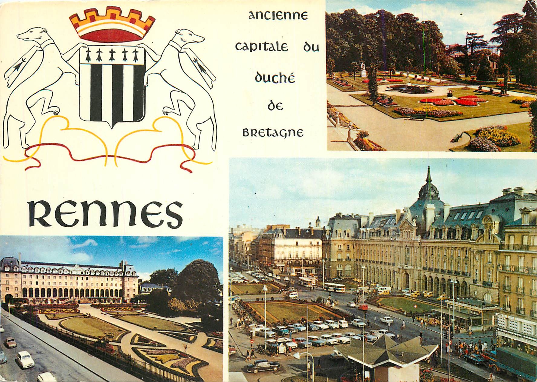 CPM Rennes Ancienne Capitale du Duche de Bretagne 