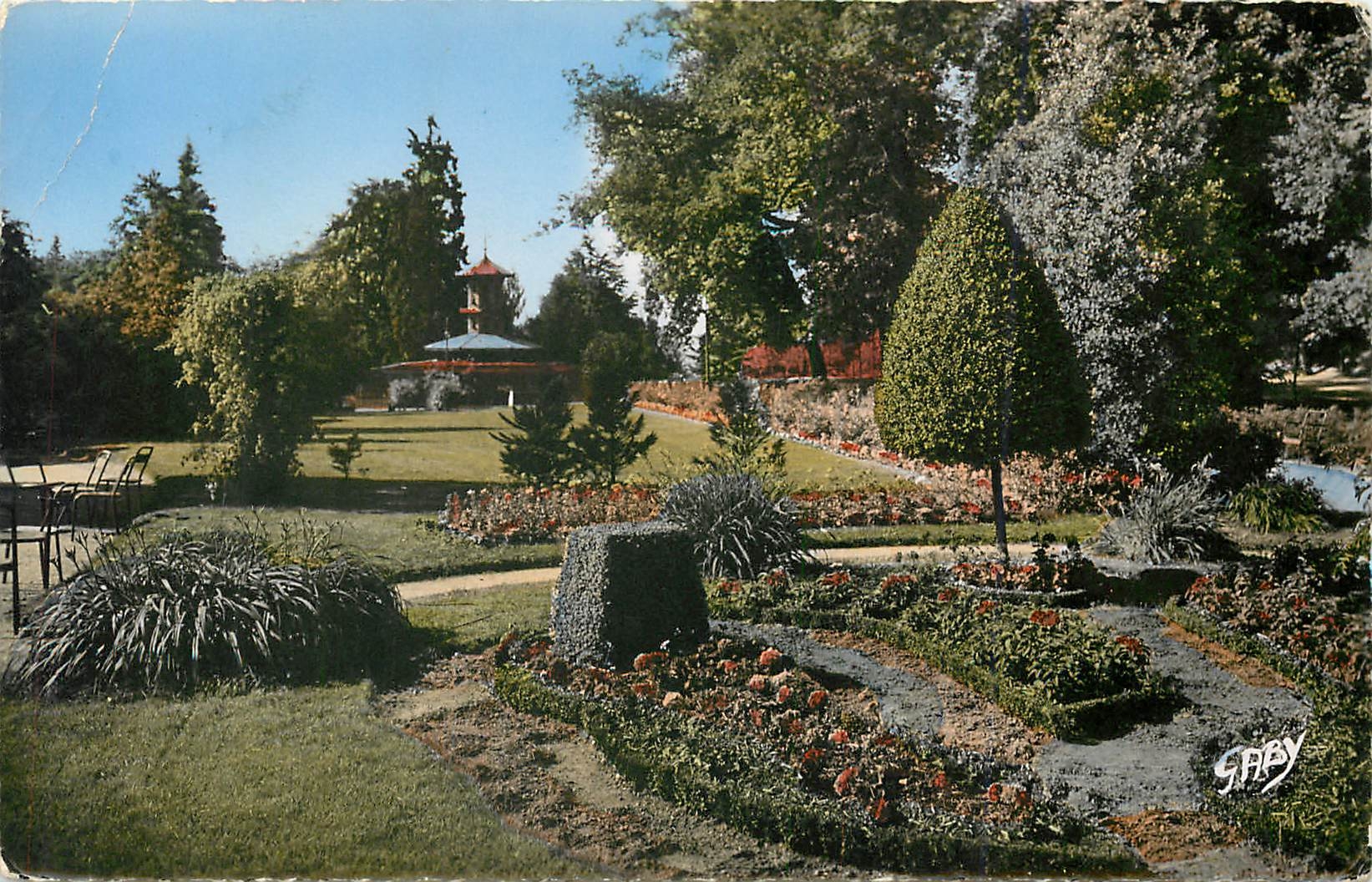 CPM Rennes I et V Jardin du Thabor La Roseraie 