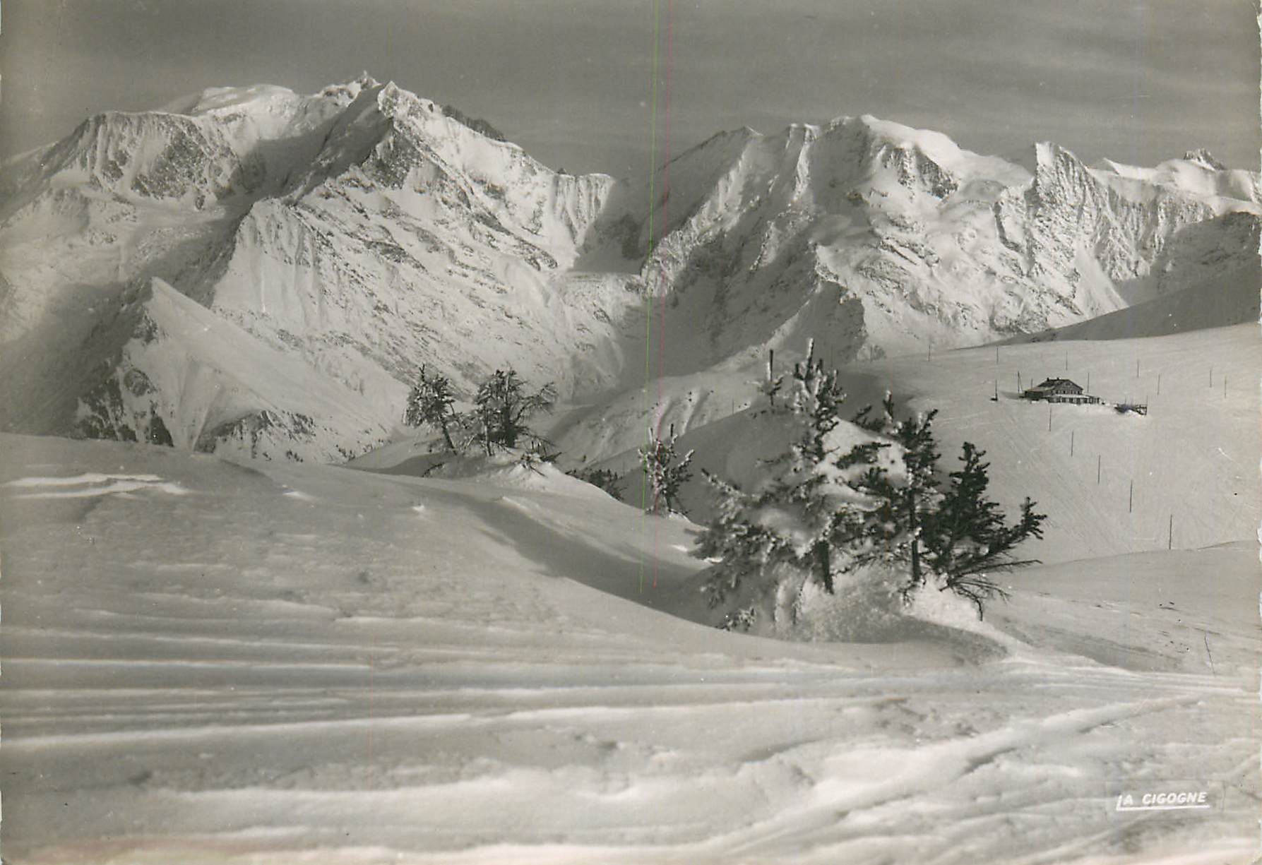 CPM Saint Gervais les Bains Hte Savoie Du Mont d'Arbois vue sur l'Aiguille 