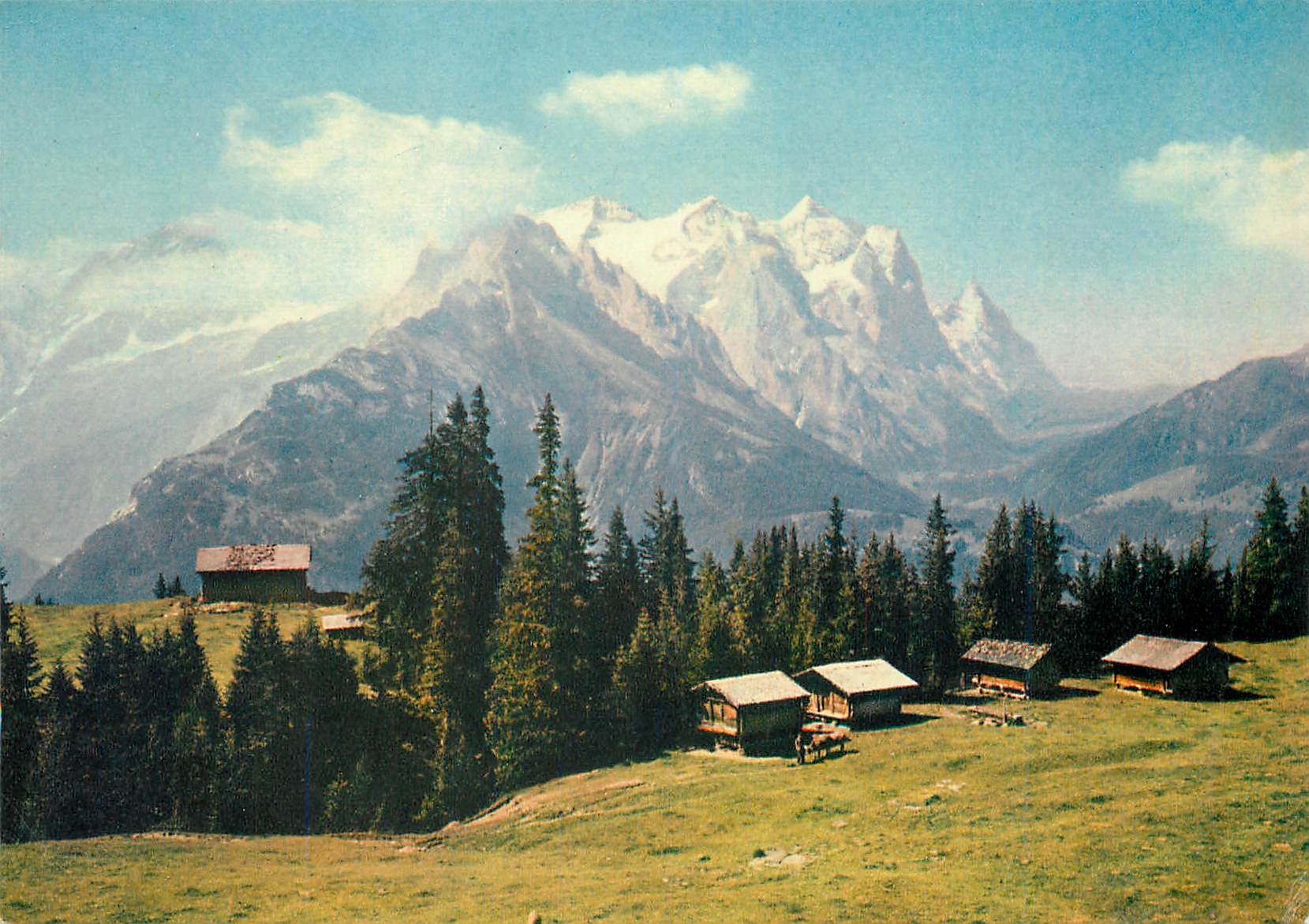 CPM Swiss Alp with Wetterhorn and Eiger 
