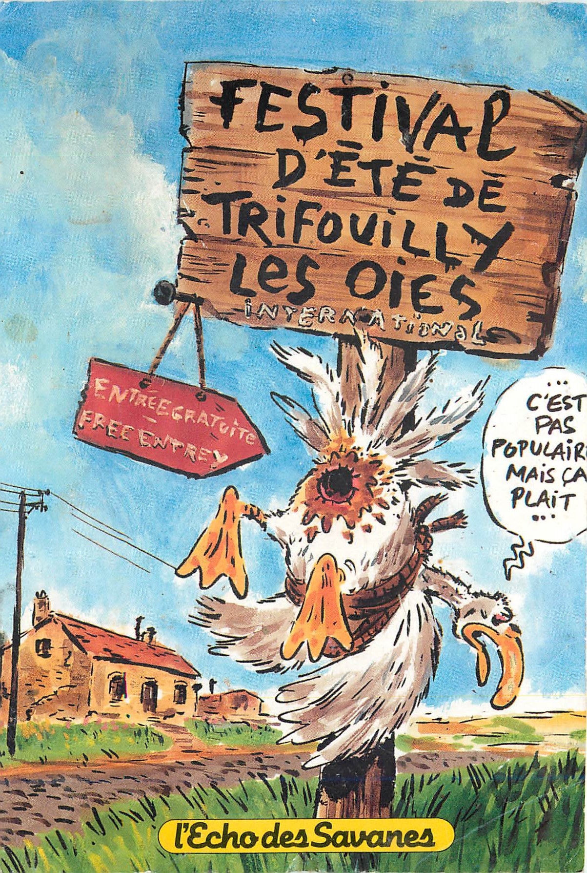 CPM Festival d'ete de Trifouilly les Oies Echo des Savanes