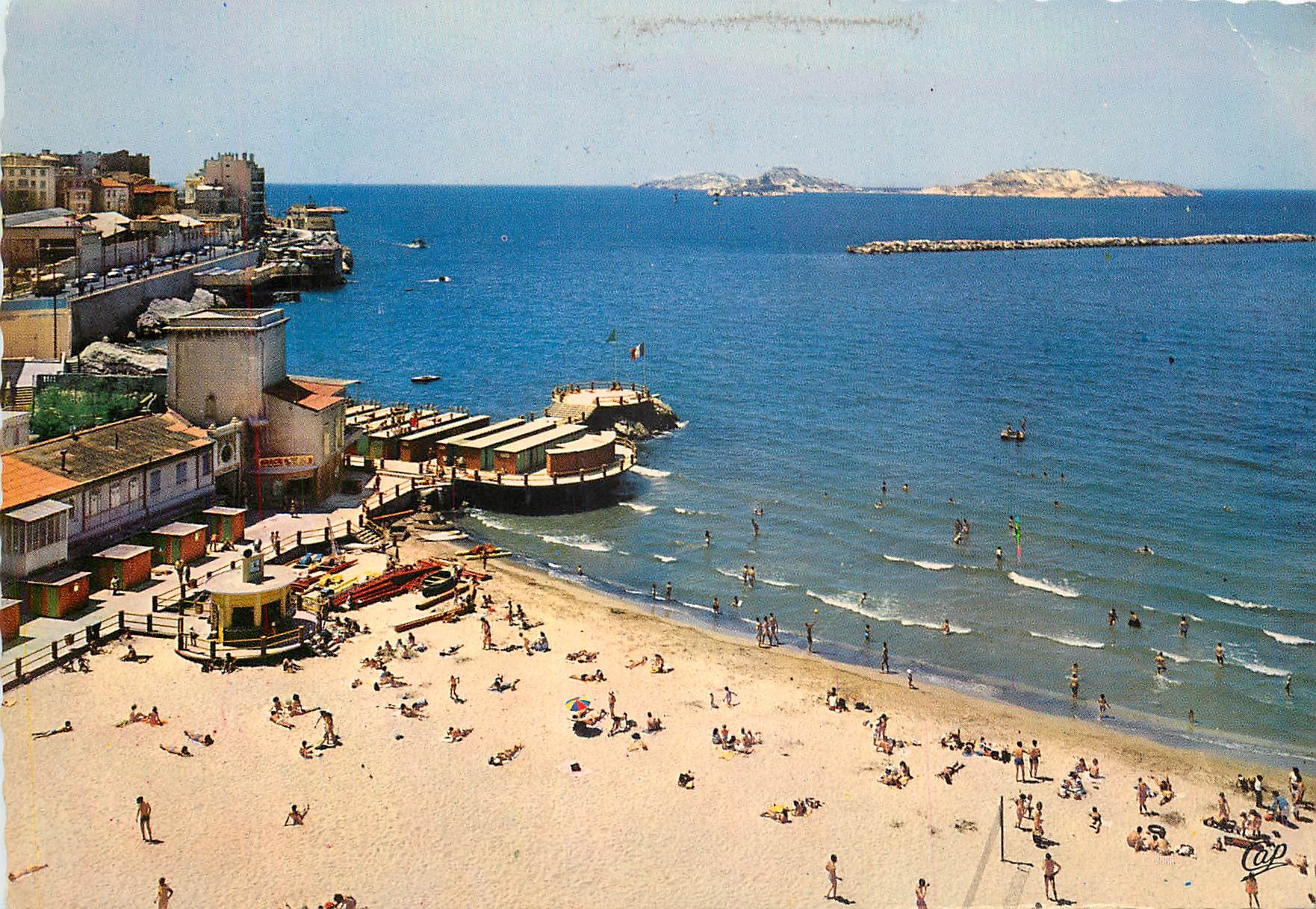 CPM Marseille La Plage des Catalans 