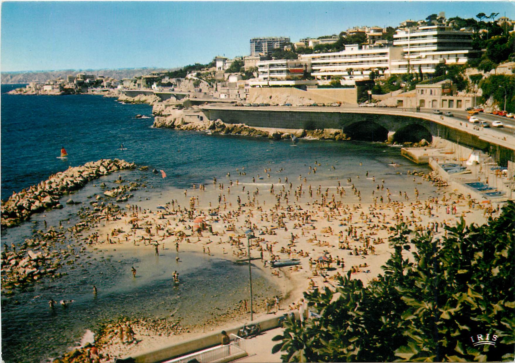 CPM Marseille B du R La Corniche l'Anse du Prophete 