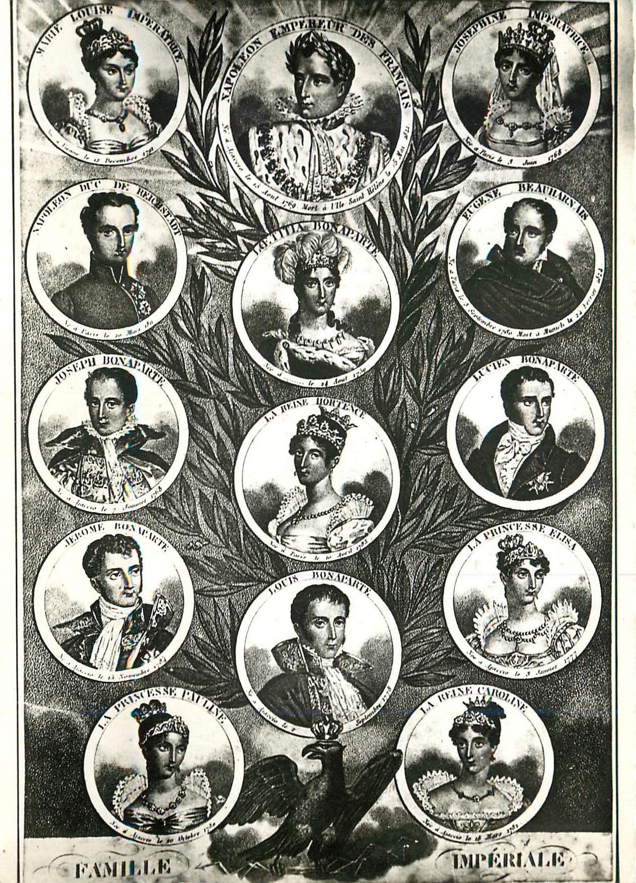 CPM Corse Ajaccio La Familie Imperiale Napoleon