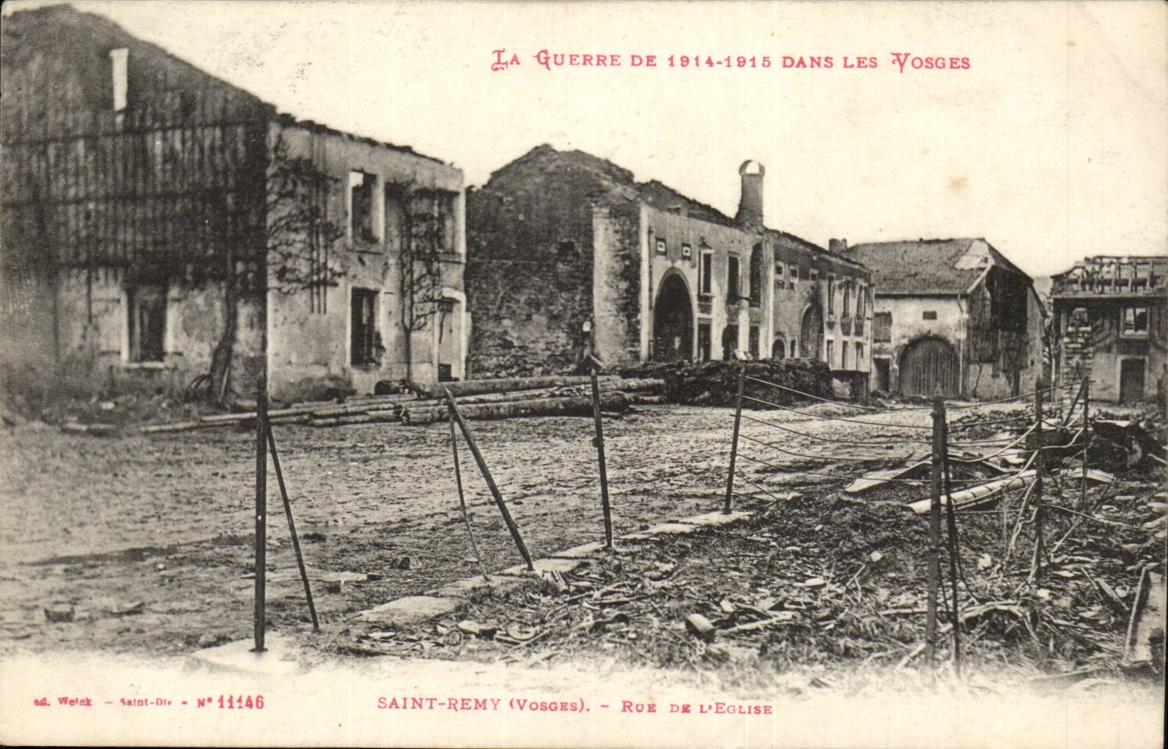 The Vosges the War 1914-1918 in the Vosges-CPA