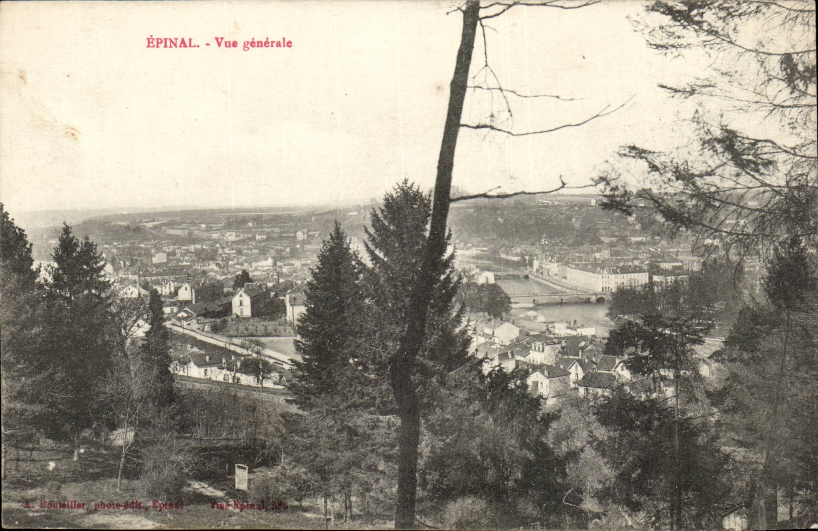 The Vosges Epinal- View - CPA