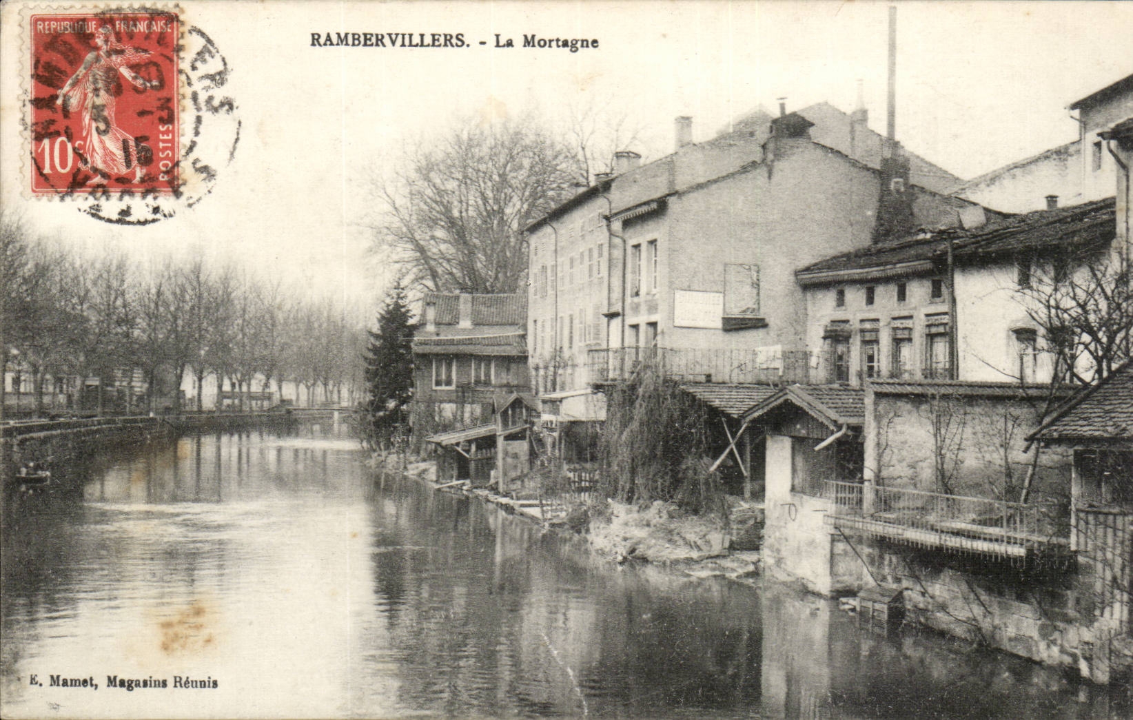 (die Vosges) Rambervillers- der Berg-CPA