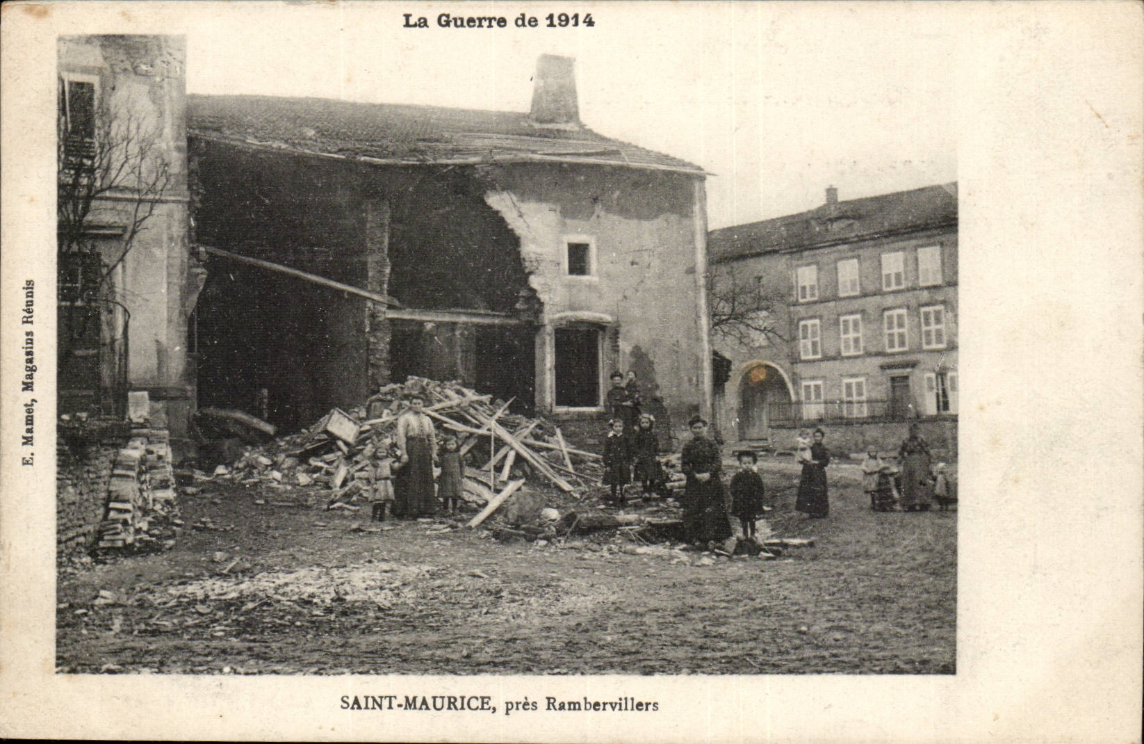 (The Vosges) the War of 1914 - Saint-Maurice close Rembervillers-CPA