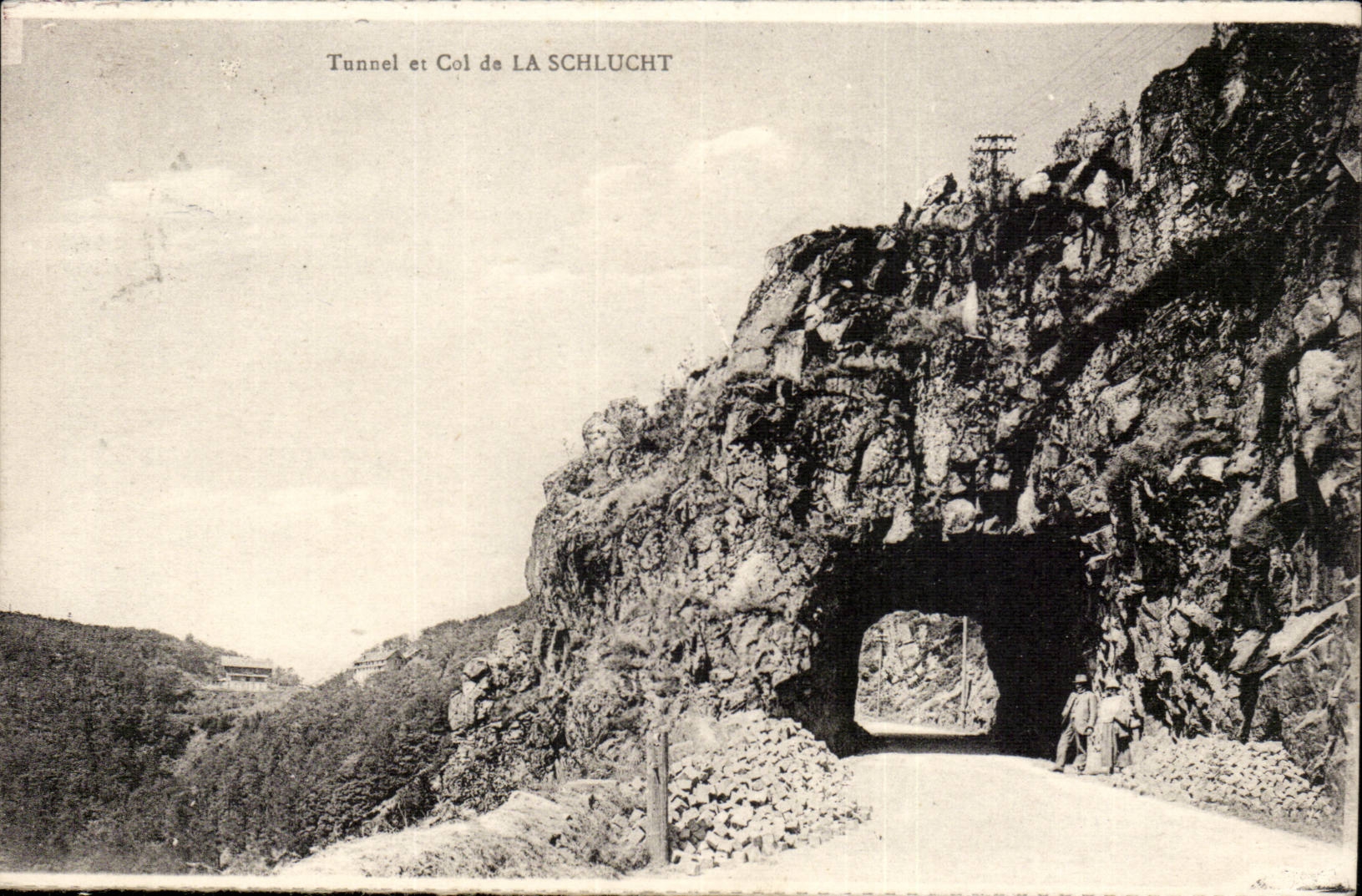CPA Tunnel und Kragen von Schlucht