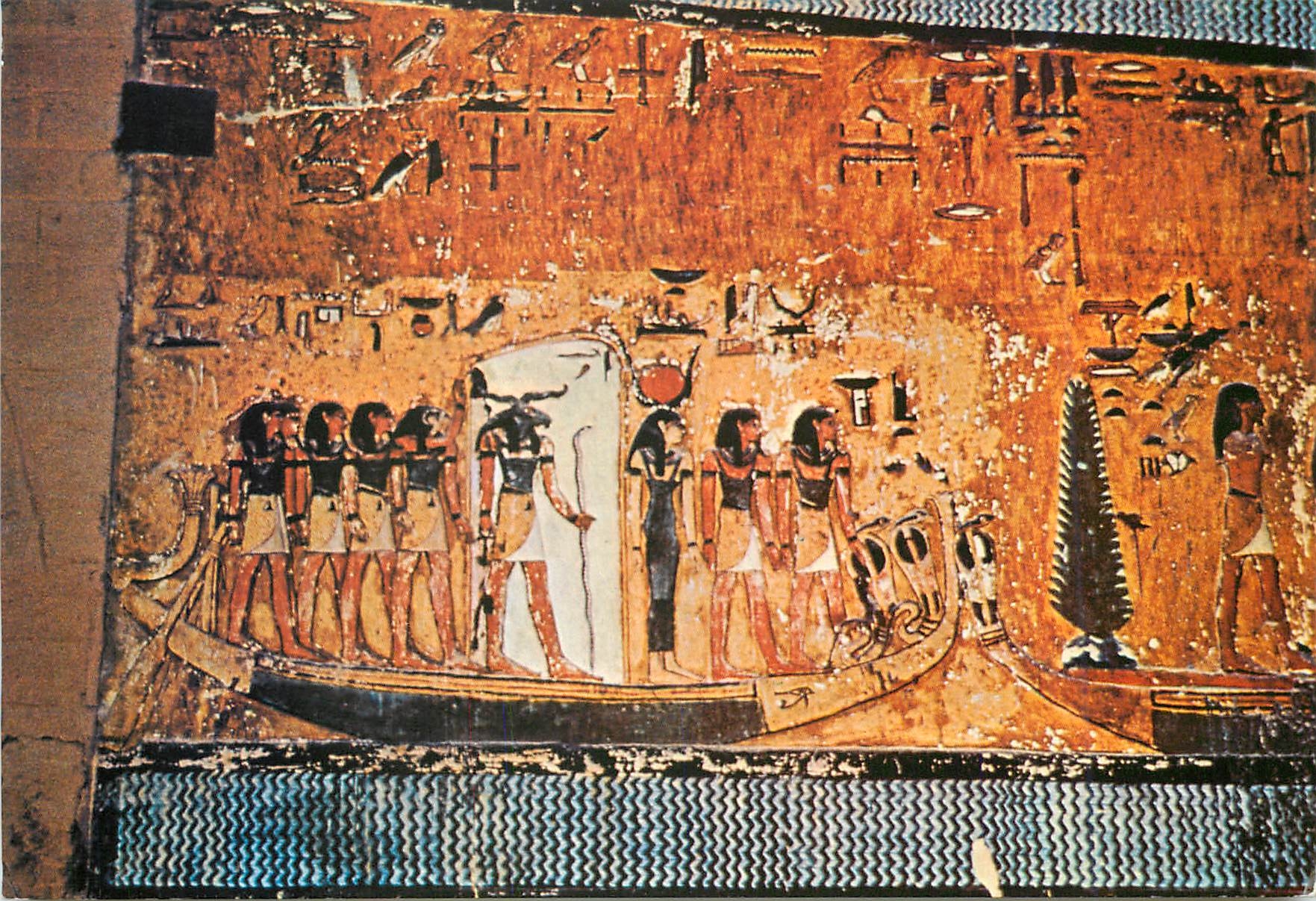 CPM Tomb of King Sethi le soleil entreprend son voyage nocturne dans le Monde inferieur