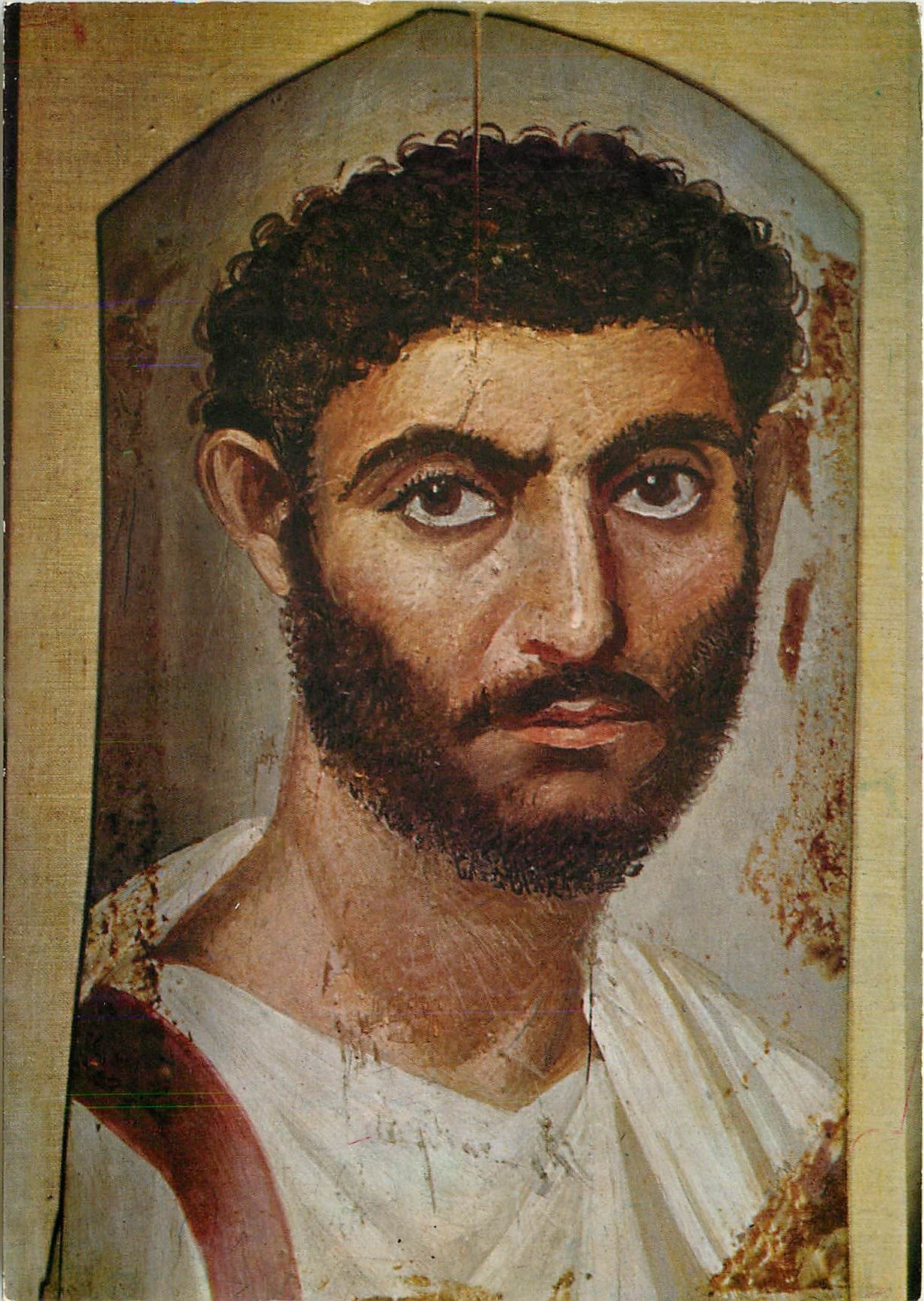 CPM Le Musee Egyptien Cairo Mumien portrait von Fayoum Ptol Epoche 