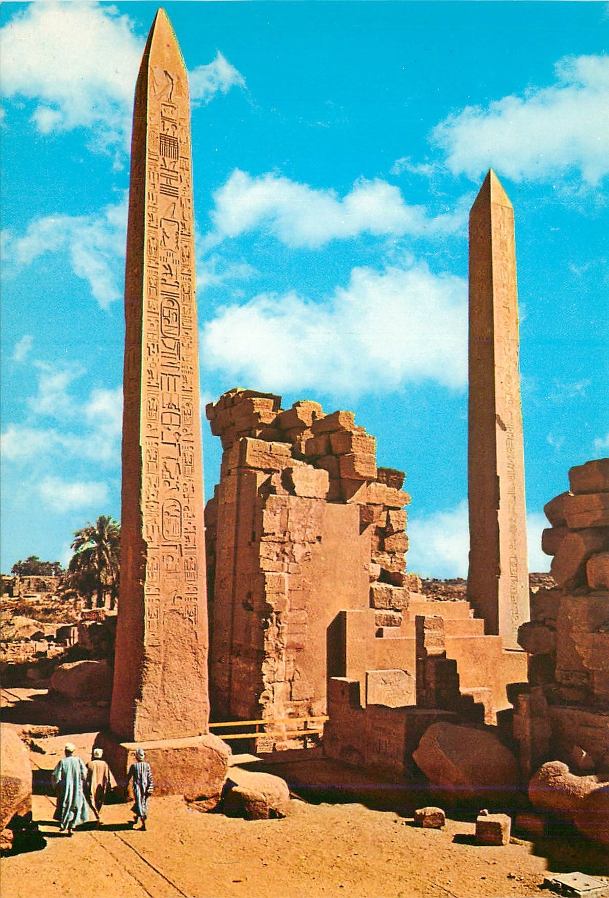 CPM Karnak Obelisques de Tothmes III et de la reine Hatchepsout