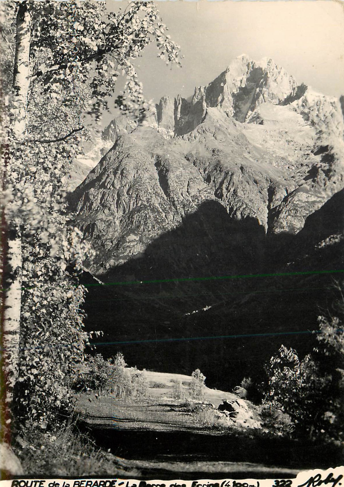 CPM Route de la Berarde La Barre des Ecrins