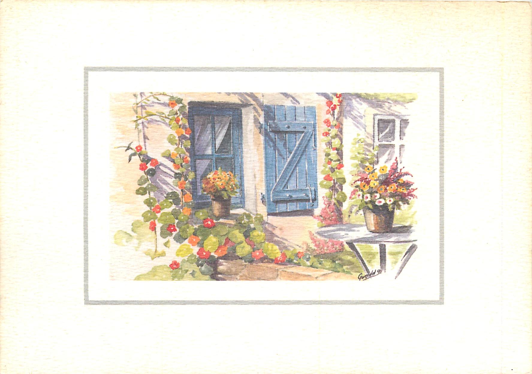 CPM Collection florale 