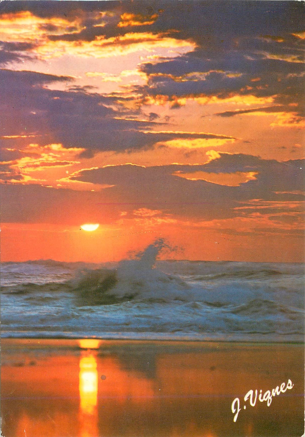 CPM Visage des Landes Eclats de lumiere sur l'Ocean 