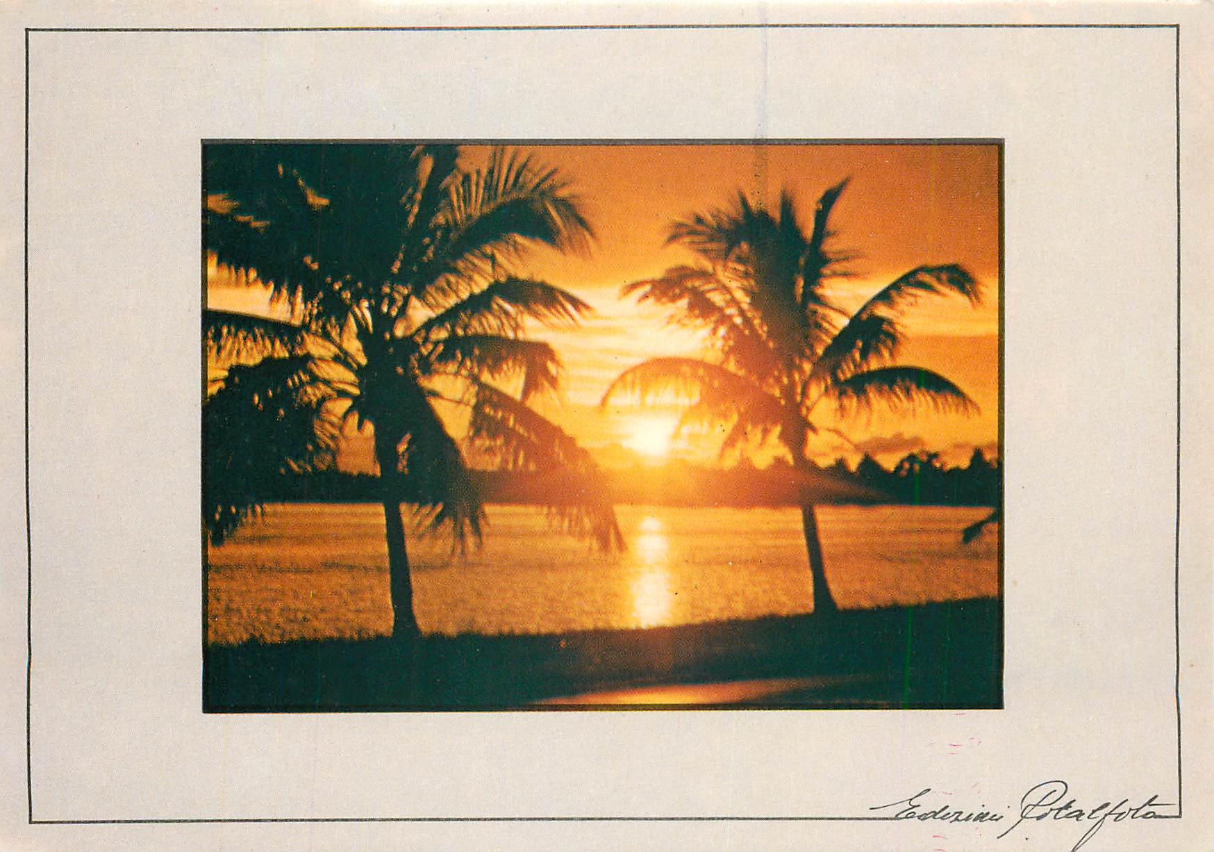 CPM Coucher de soleil 