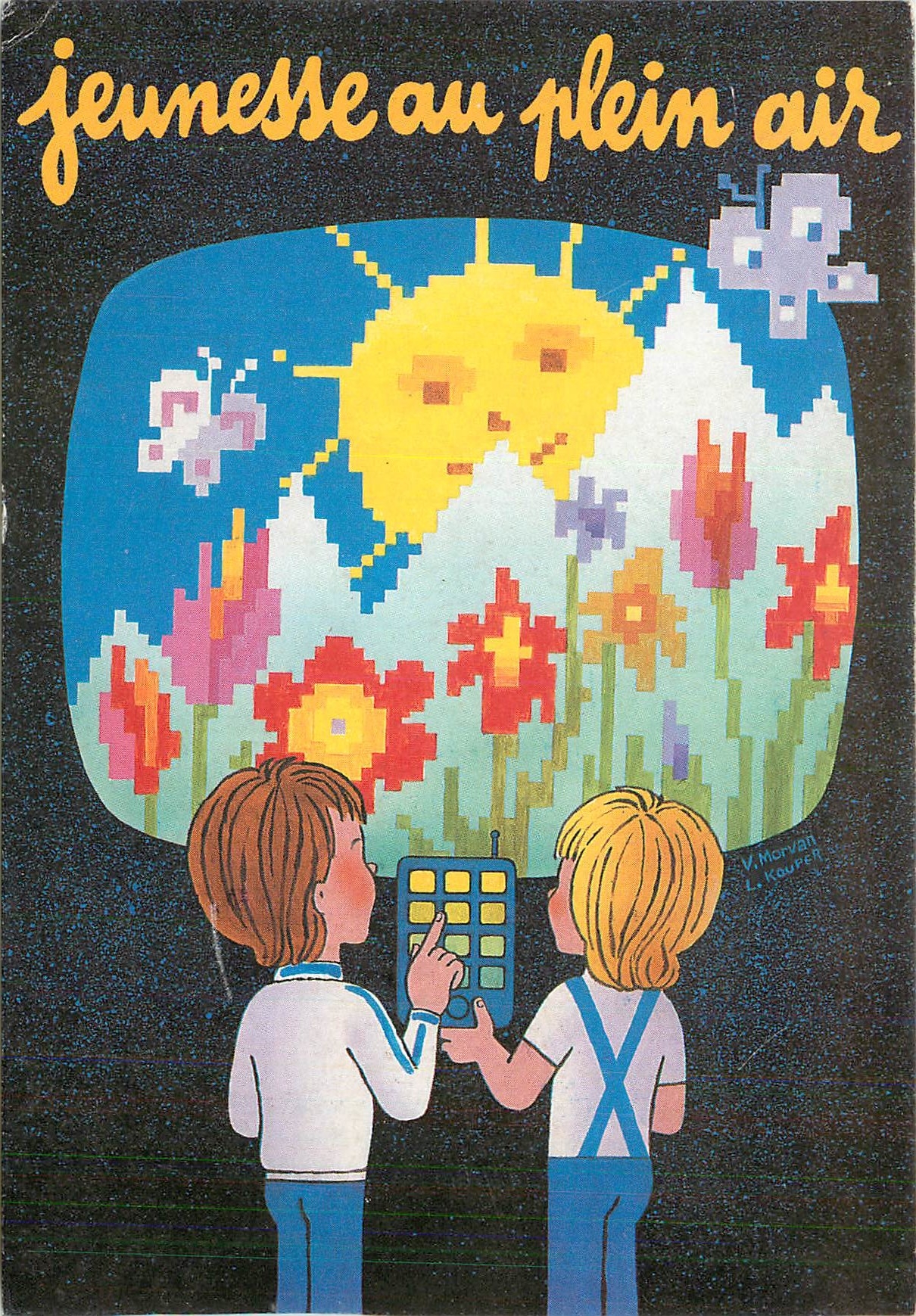 CPM Jeunesse au plein air Confederation des Ceuvres Laiques de Vacances d'Enfants et d'Adolescents 