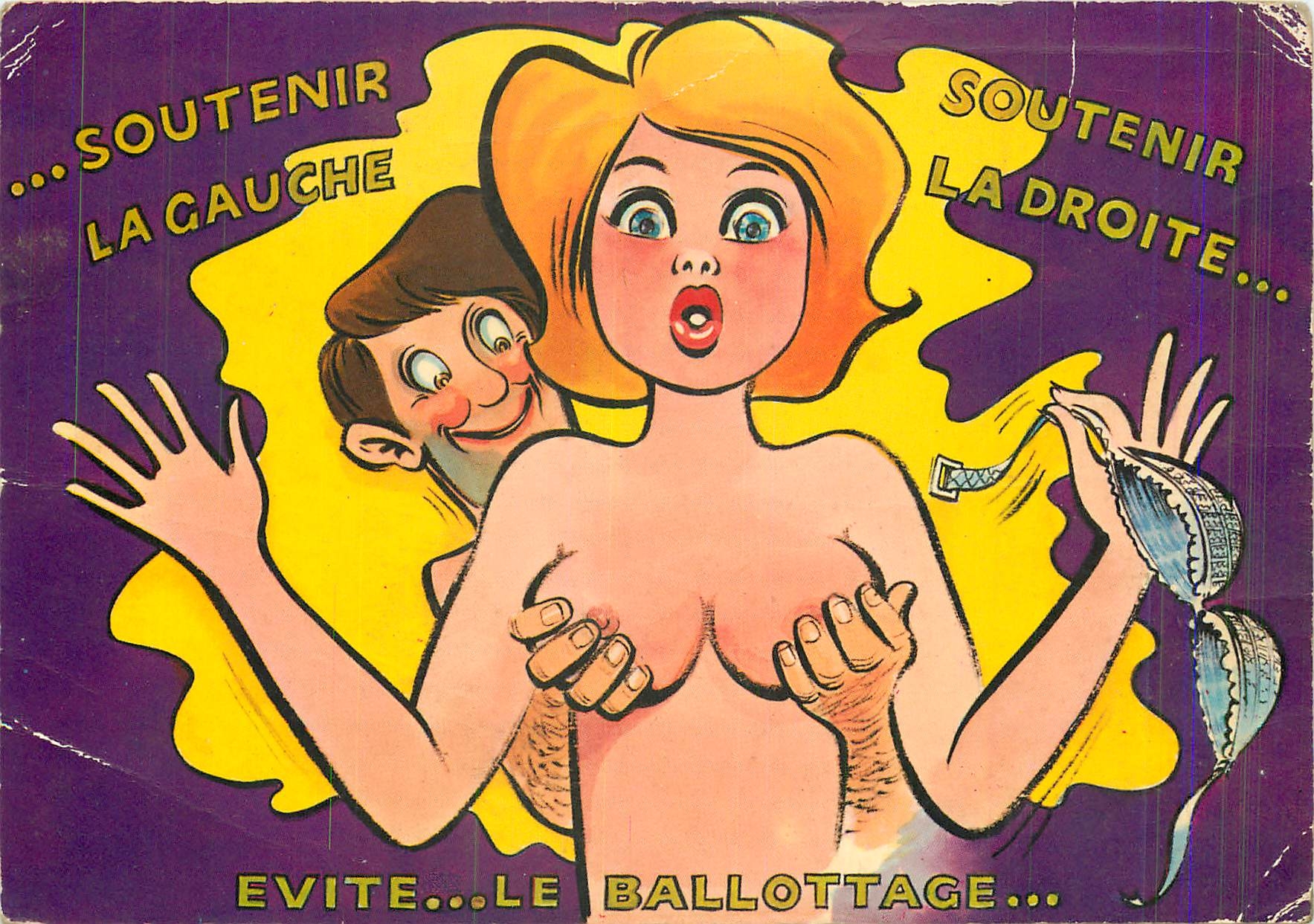 CPM Souvenir La Droite Soutenir La Gauche Evite Le Ballottage 