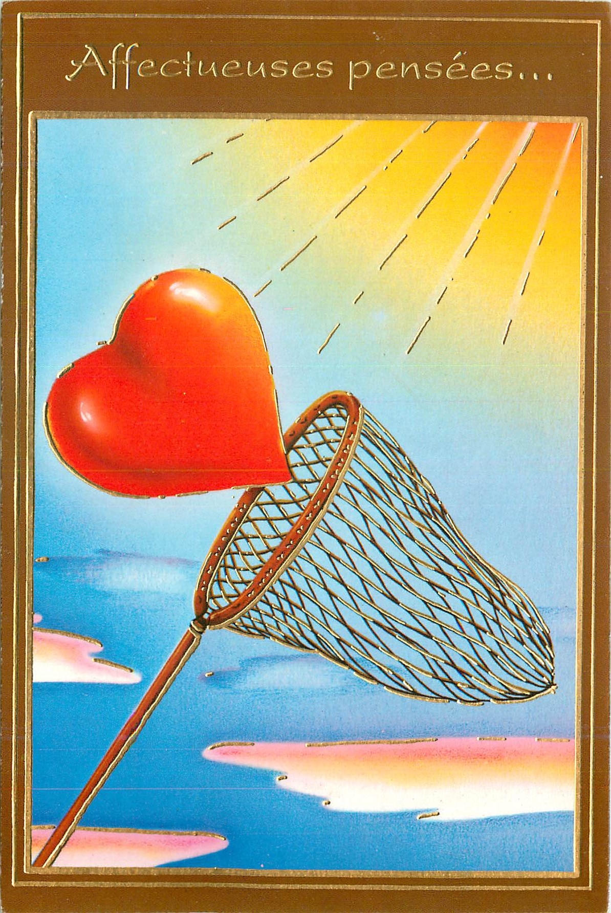 CPM Affectueuses pensees 