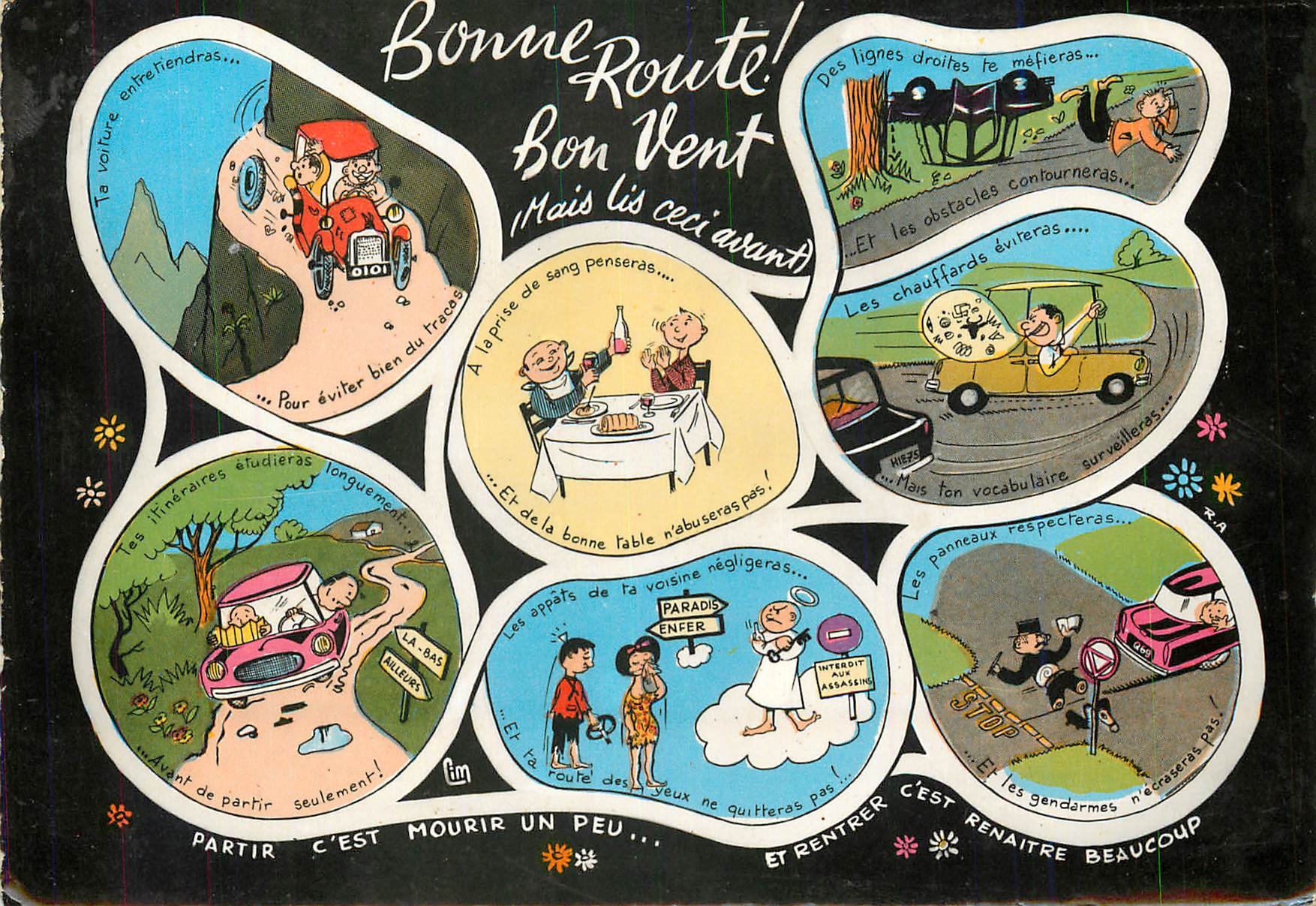 CPM Bonne Route Bon Vent 