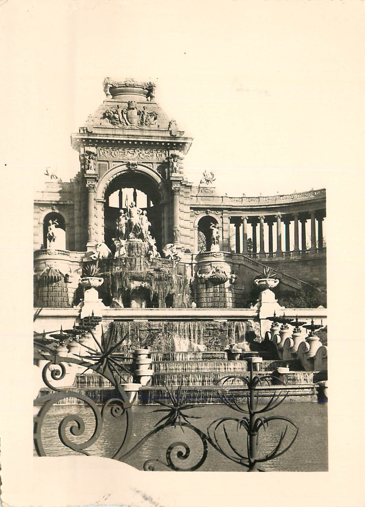 CPM Marseille Palais de Longchamp 