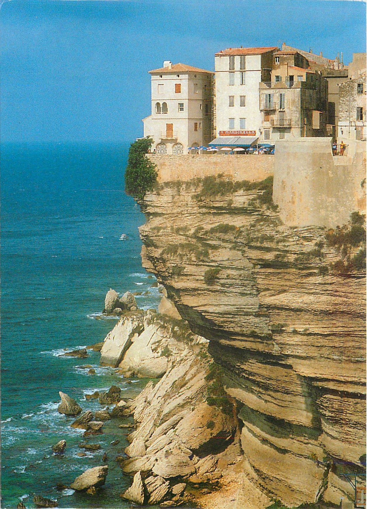 CPM Souvenir de Corse Bonifacio 
