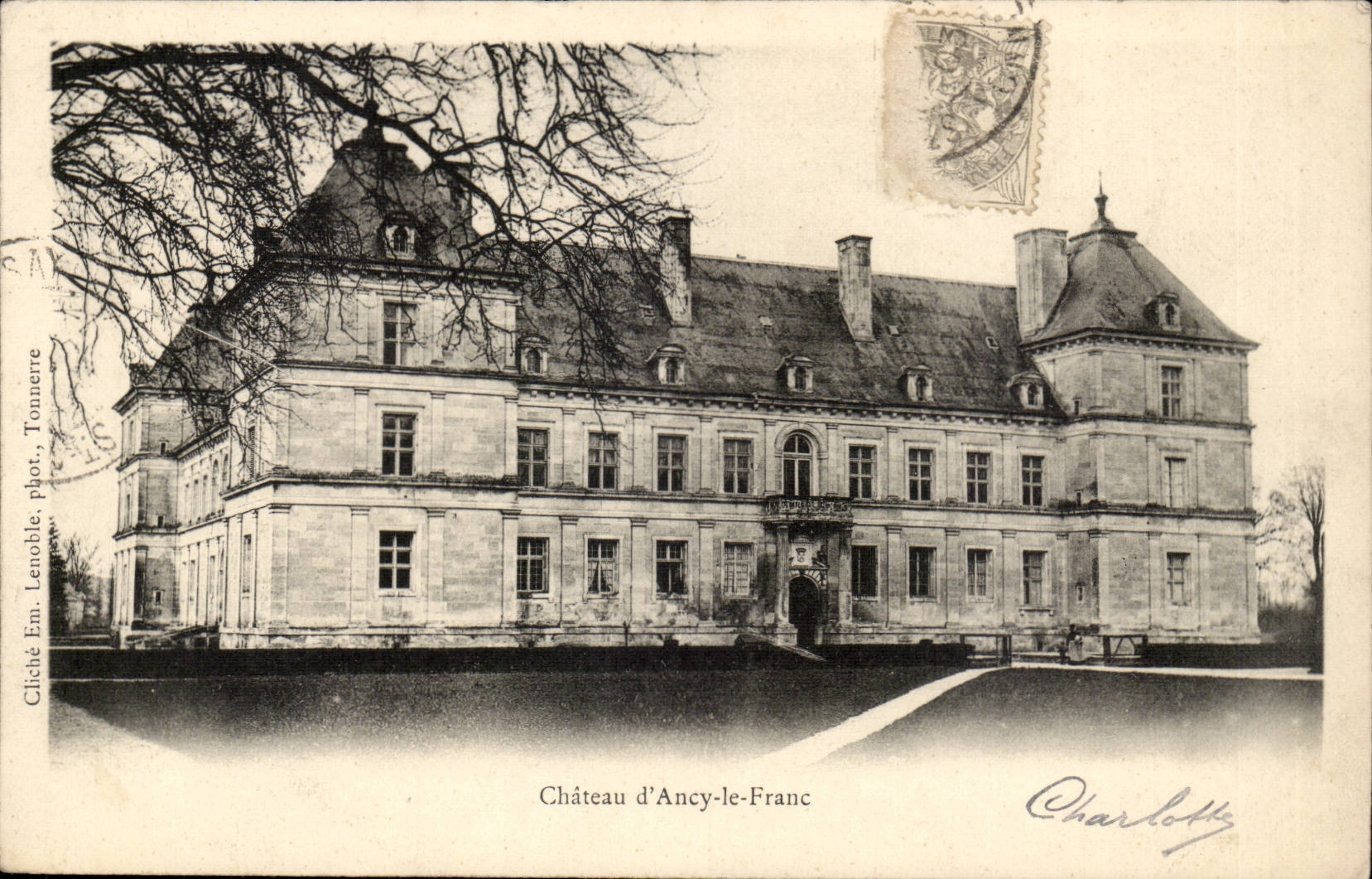 CPA Chateau d'Ancy le France