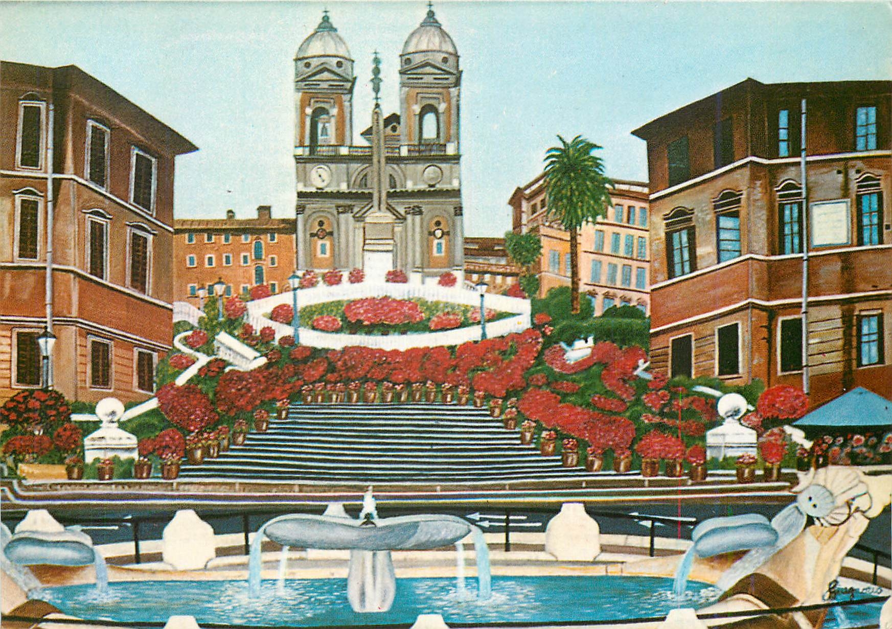 CPM Roma Inforata delle azalee a Piazza di Spagna